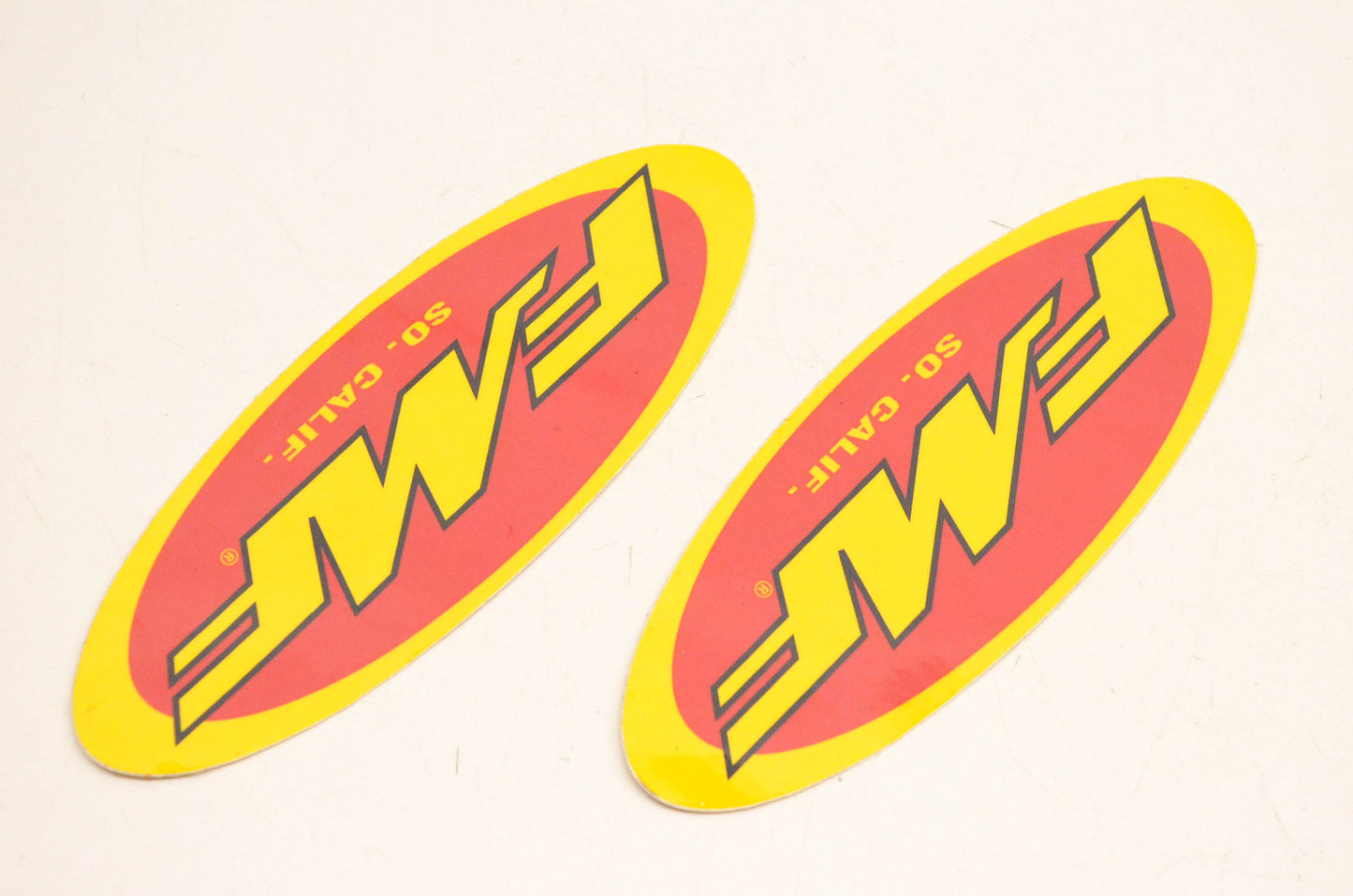 FMF So Calif. Oval Decal 5"x2". Qty 2 NOS