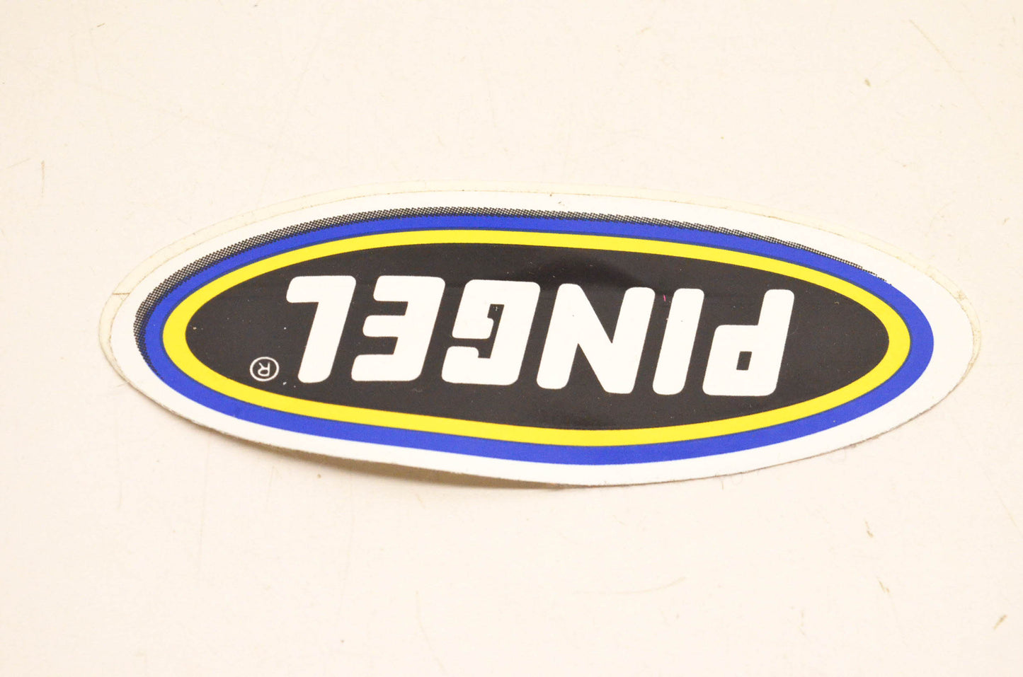 Pingel Oval Logo Decal 5"x2". NOS