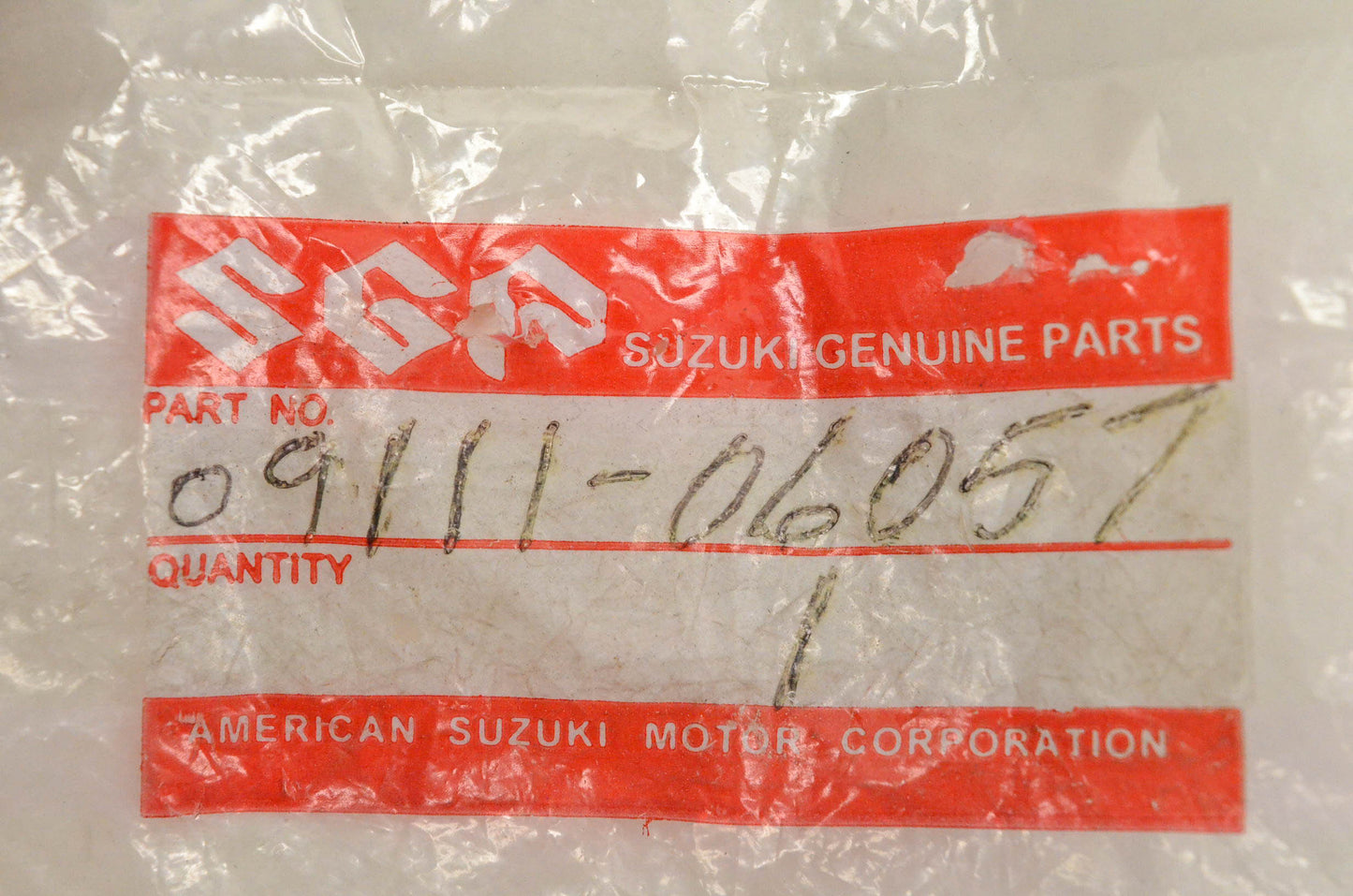 New OEM Suzuki 09111-06057 Pillion Rear Bolt NOS