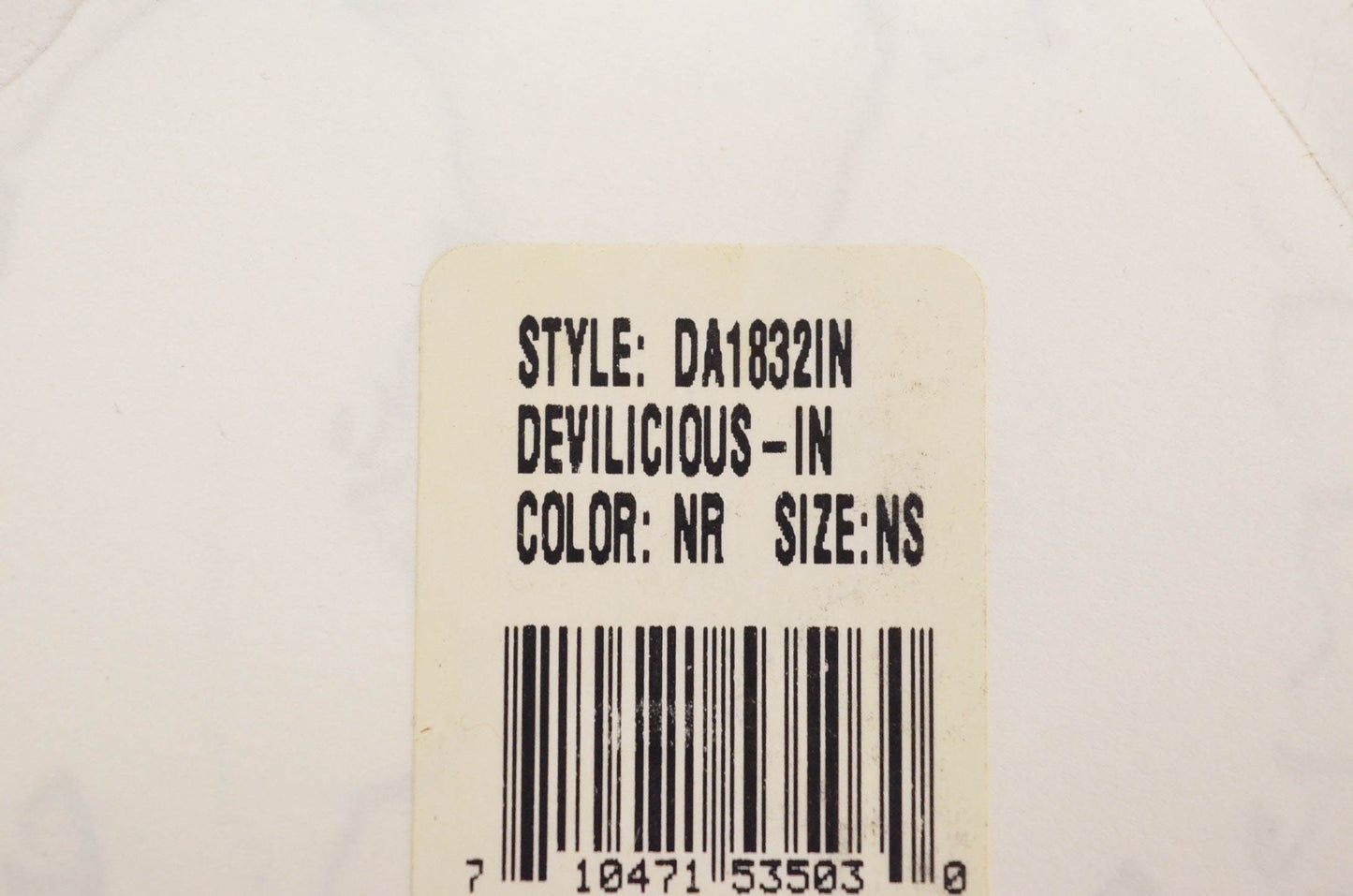 Aftermarket DA1832IN Devilicious Decal 6"x5". NOS