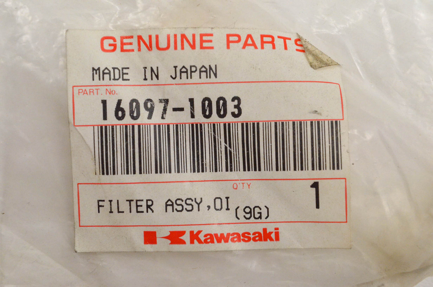 OEM Kawasaki 16097-1003 Filter Assembly
