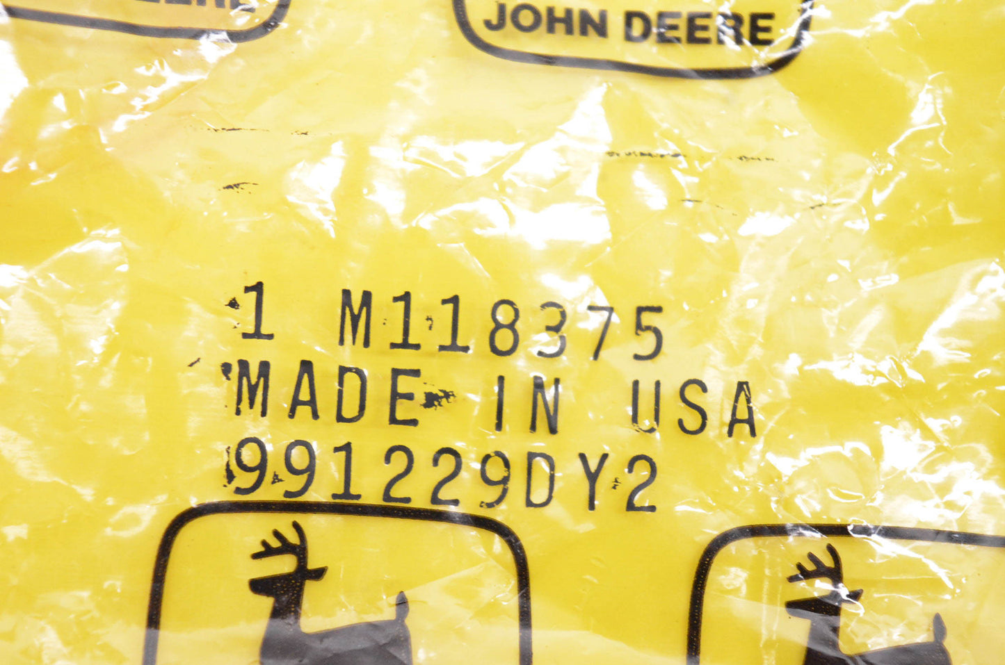 New OEM John Deere M118375 Washer NOS