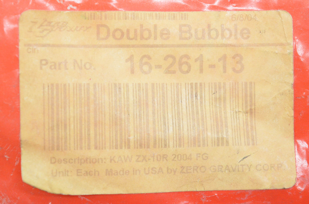 Zero Gravity 16-261-13 Double Bubble Yellow Tint Windscreen NOS
