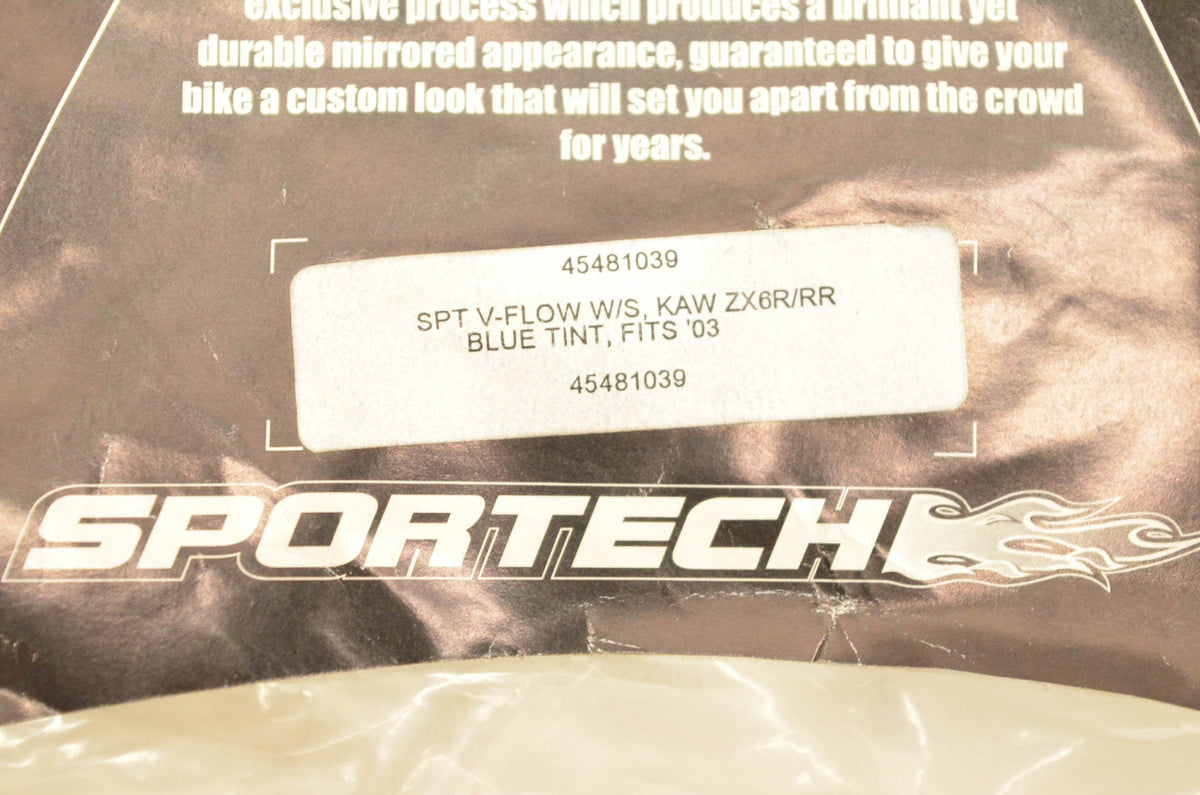 Sportech 45481039 V Flow Blue Tint Windscreen NOS