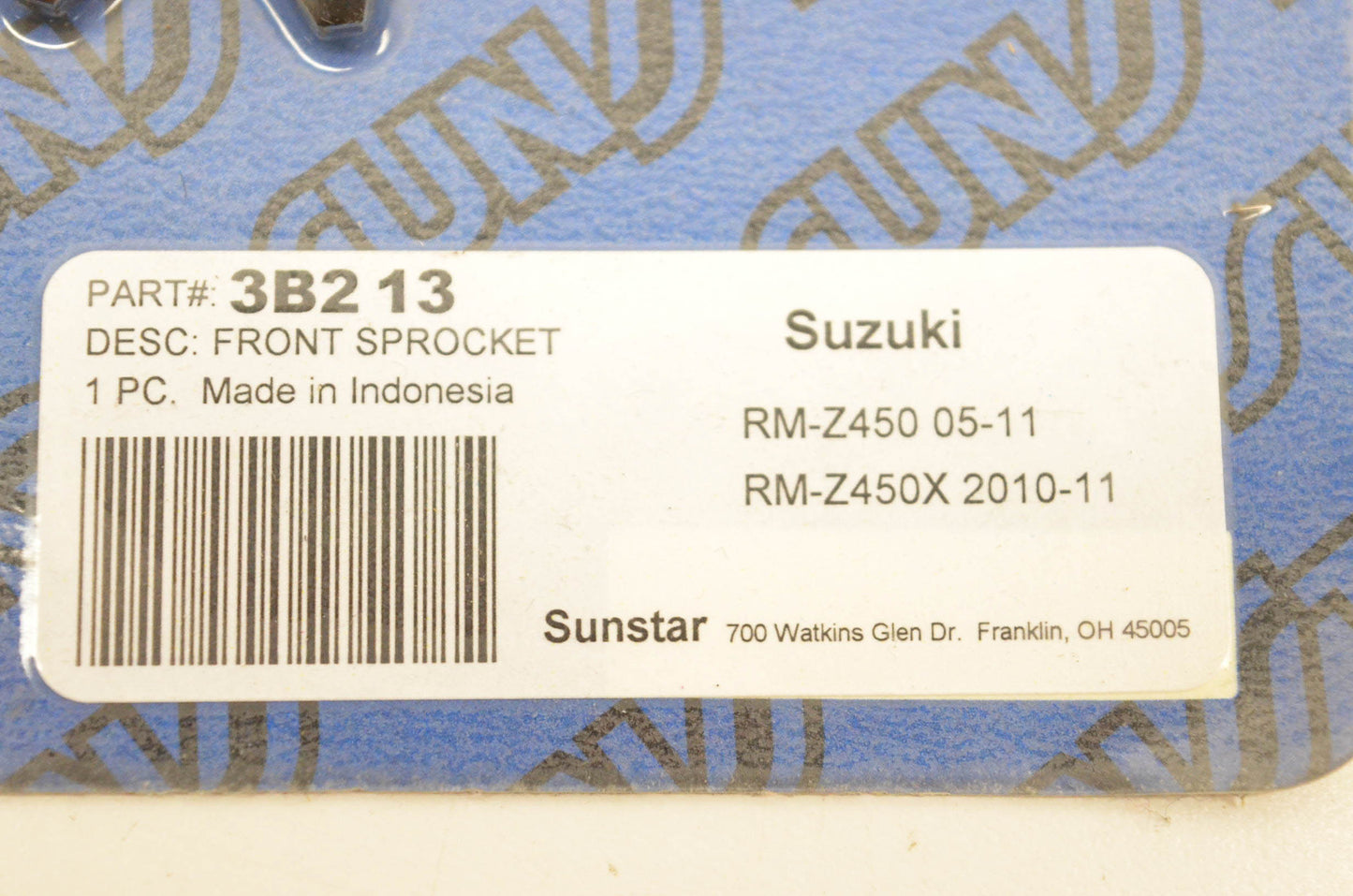 Sunstar 3B213 Front Sprocket NOS