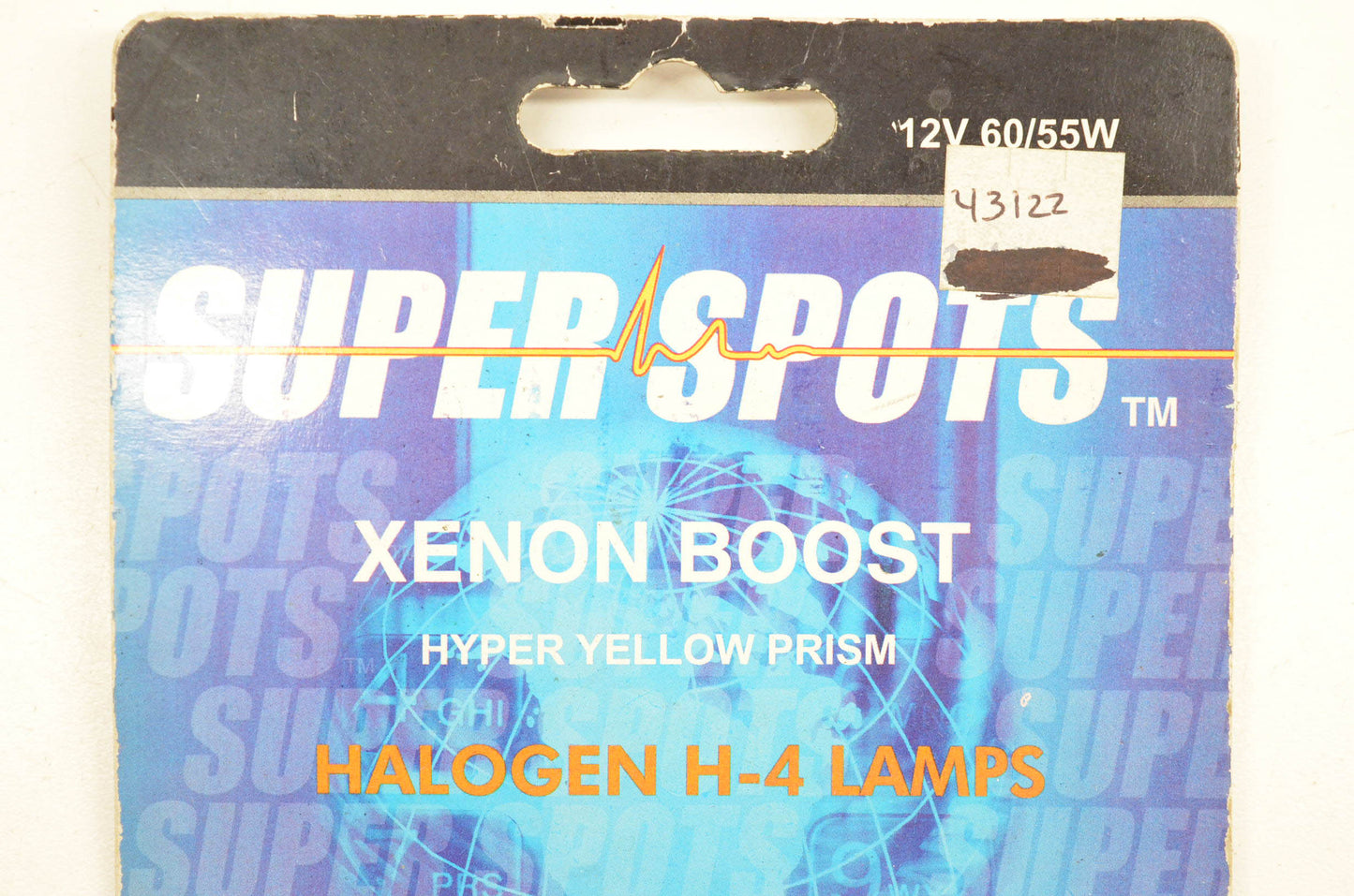 Wixtech 43122 Super Spots Xenon Boost Halogen H4 Hyper Yellow Prism Bulb NOS