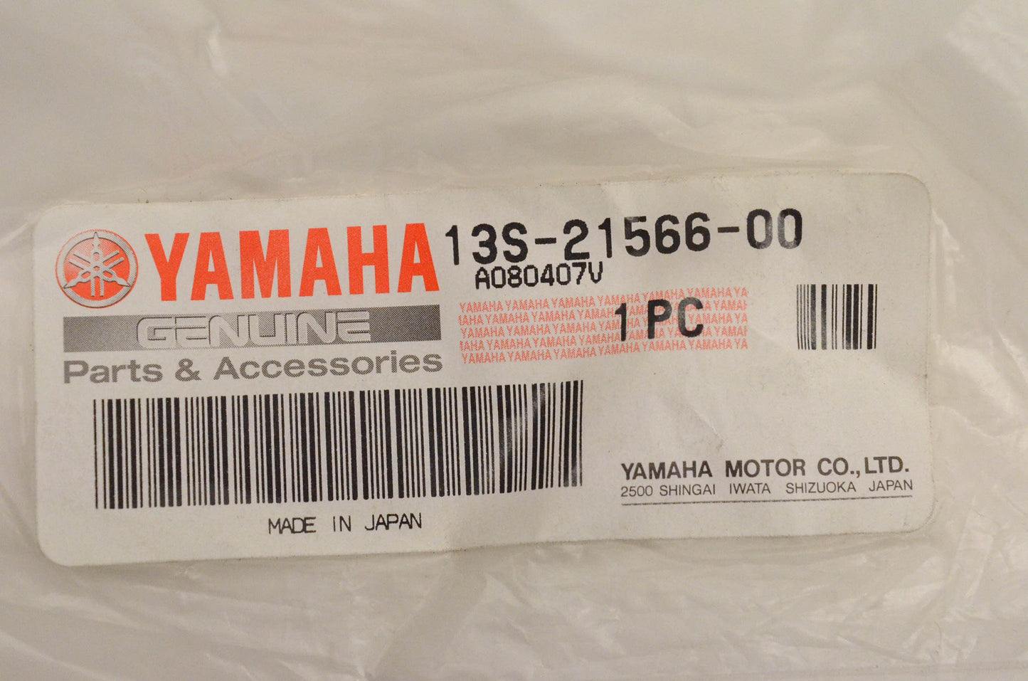 New OEM Yamaha 13S-21566-00-00 Tape NOS