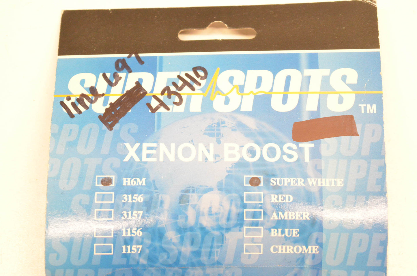 Wixtech 43410 Super Spots Xenon Boost H6M Super White Bulb NOS