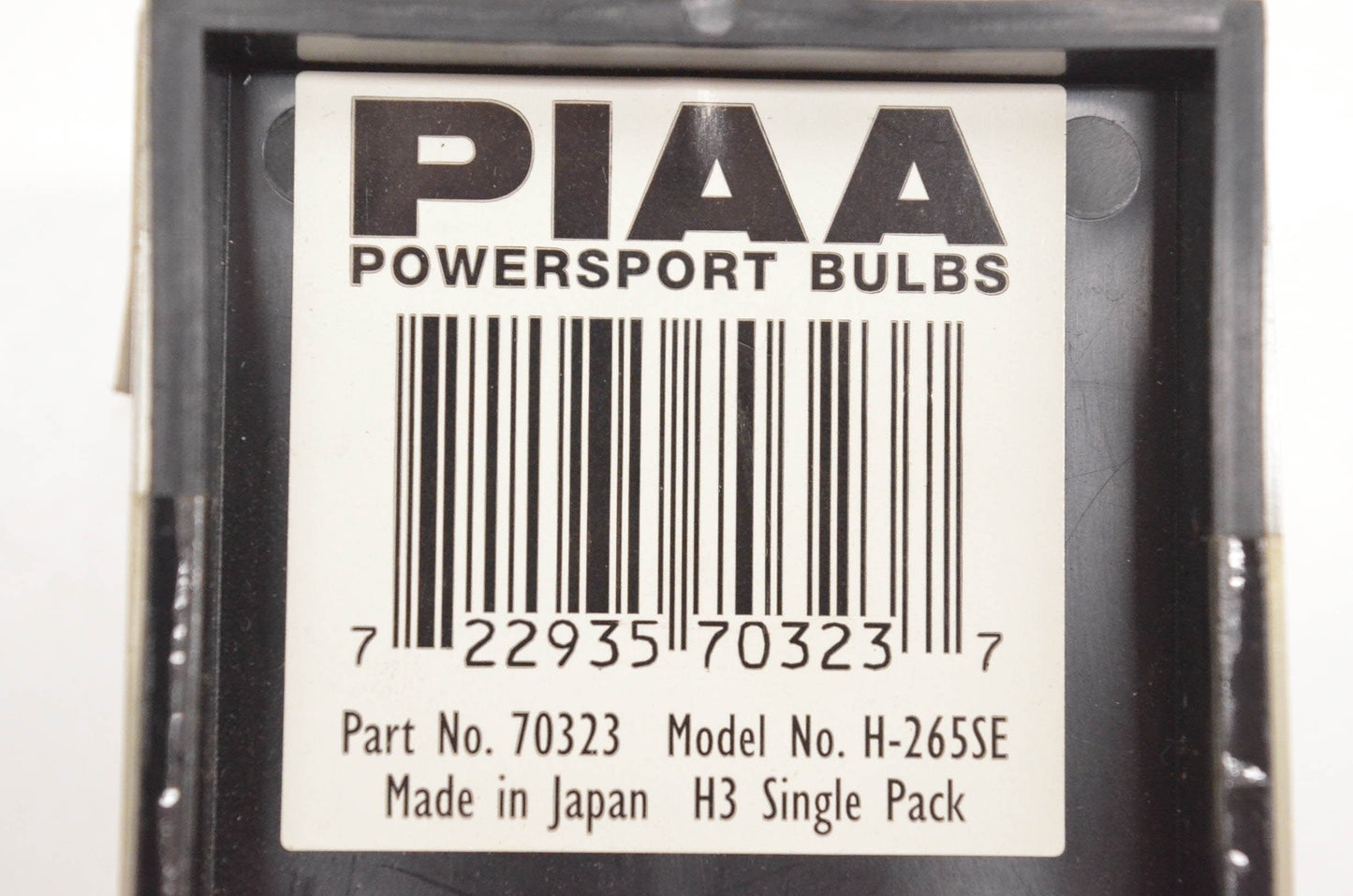 PIAA 70323 H-265SE H3 12v 35/70w Blue White Light Bulb NOS