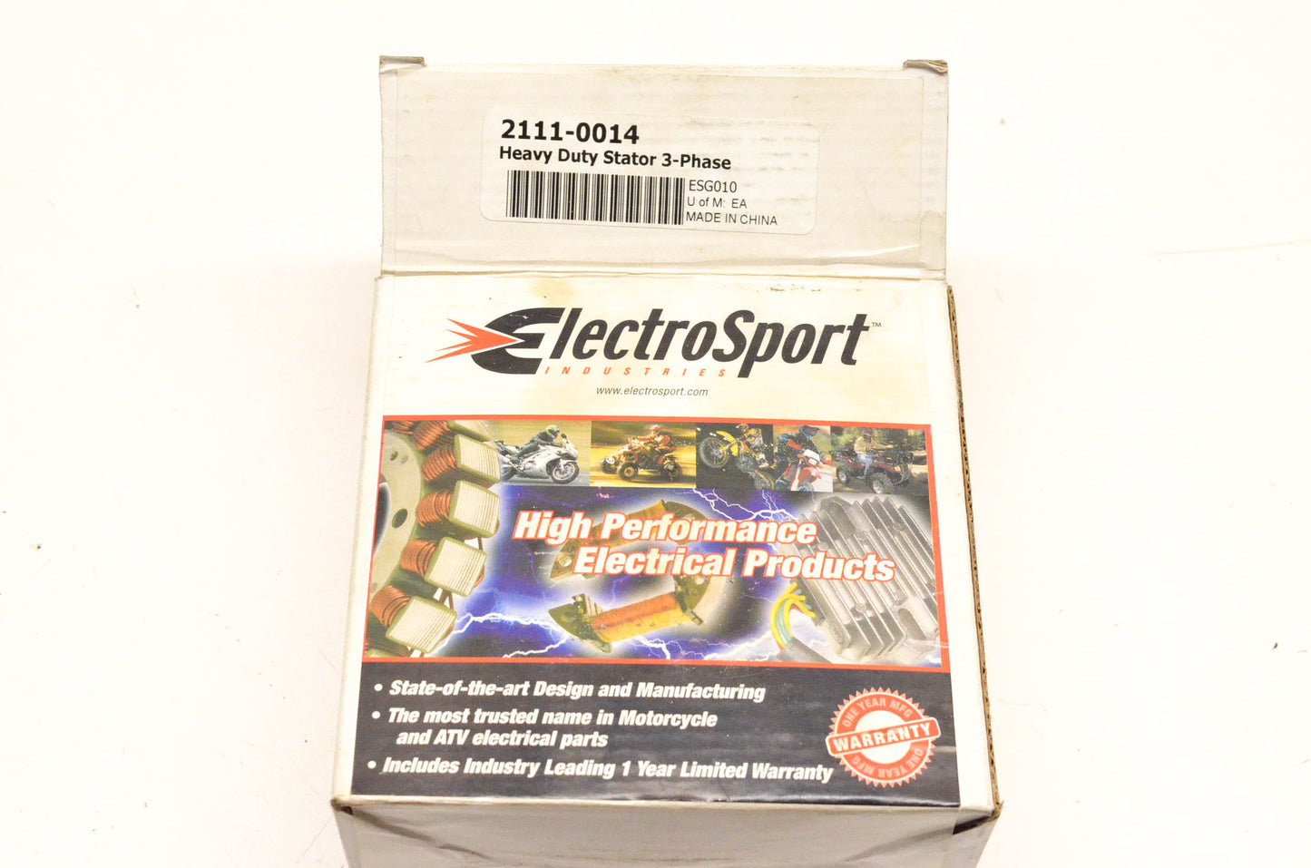 ElectroSport ESG010, 2111-0014 Heavy Duty Stator 3 Phase NOS
