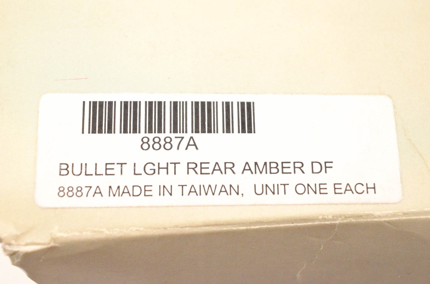 Chris Products 8887A Chrome Bullet Rear Amber Turn Signal Assembly NOS