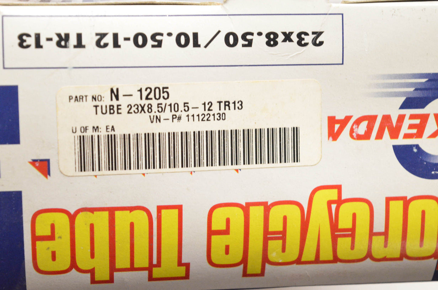 Kenda N-1205, 11122130, 77605442 23x8.50 / 10.50-12 TR-13 M/C Inner Tube NOS