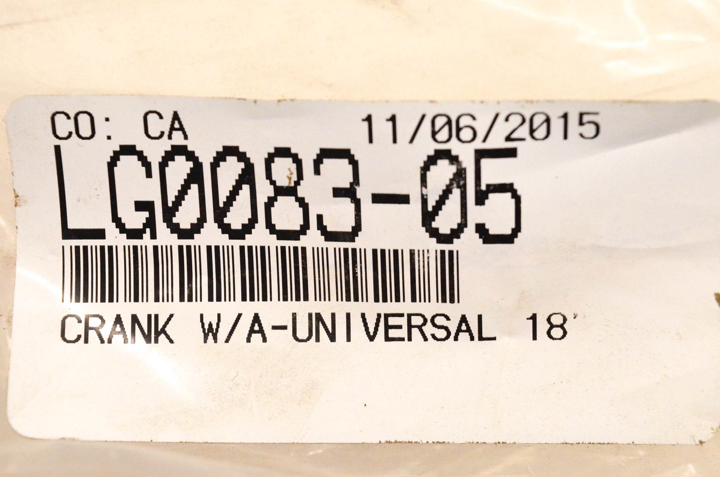 SAF Holland LG0083-05 Crank Handle With A-Universal 18" NOS