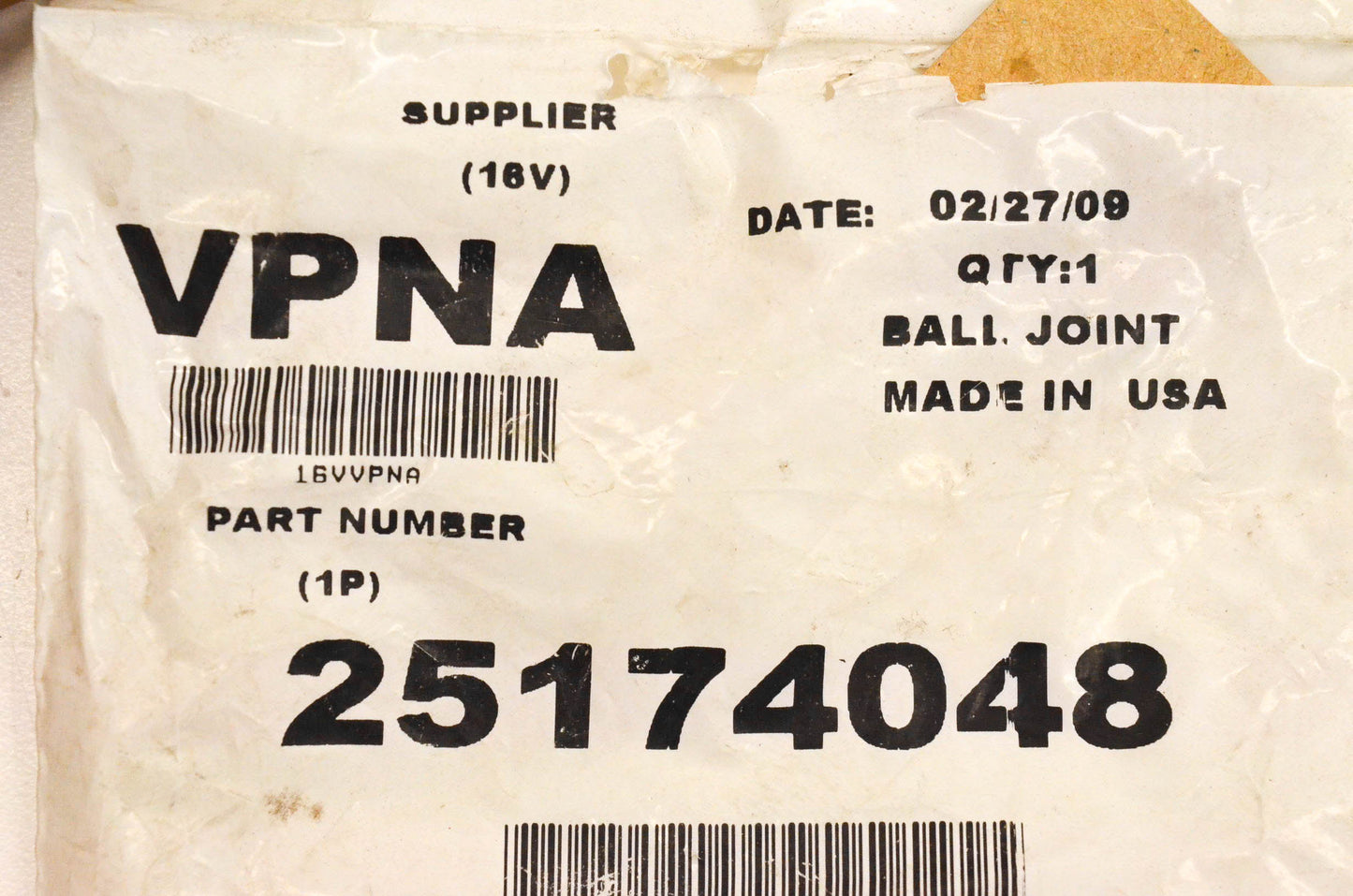 Mack 25174048 Ball Joint NOS