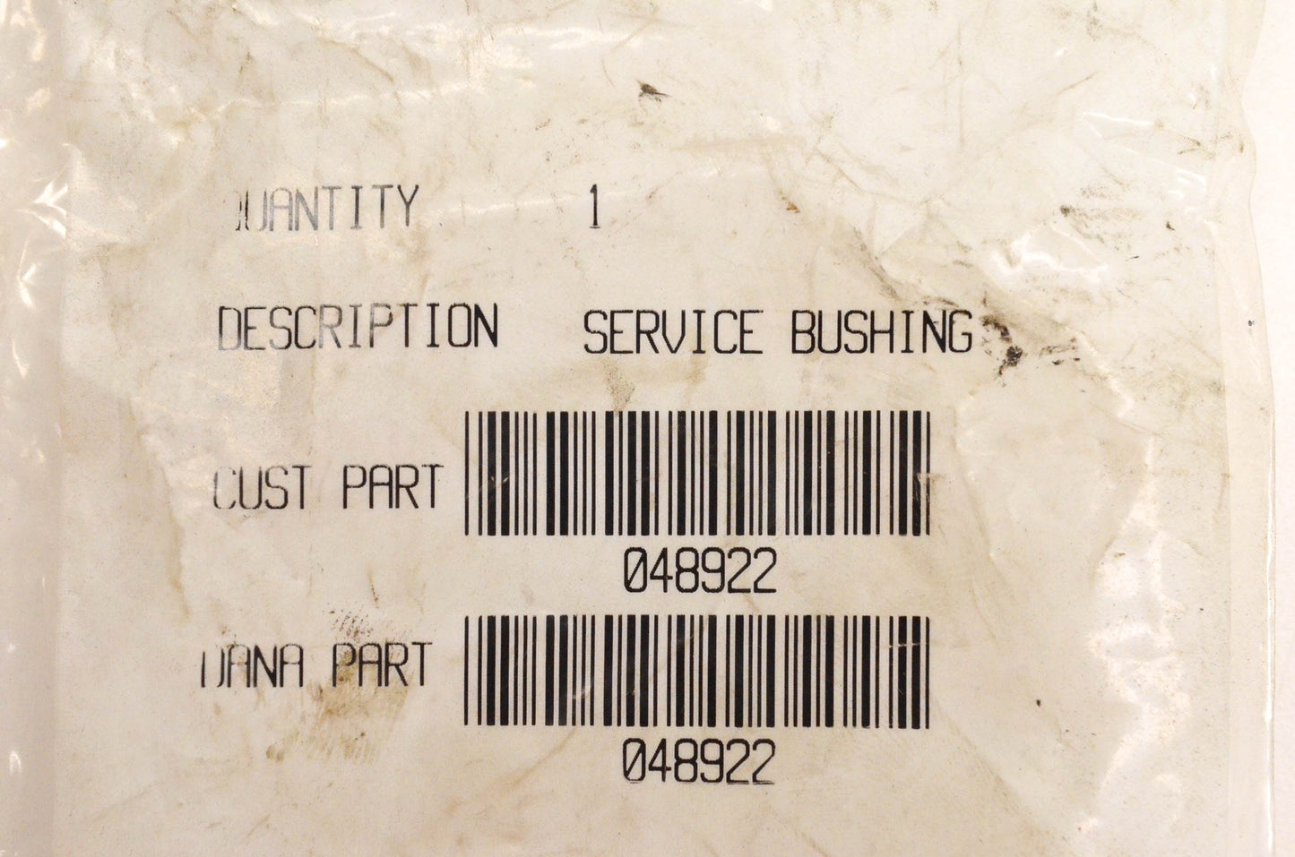 Dana Spicer 048922 Service Bushing NOS