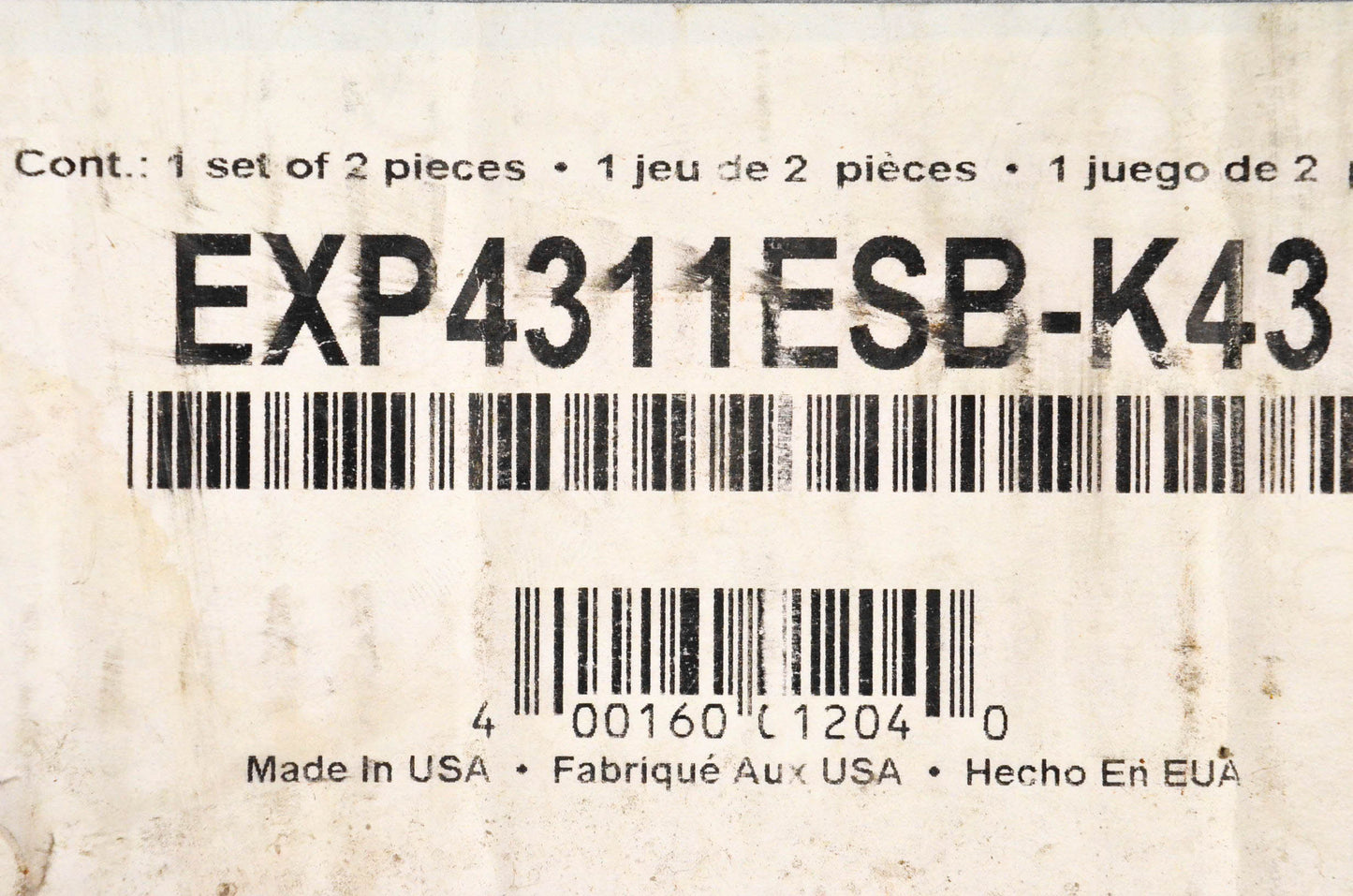 ABEX EXP4311ESB-K43, 5139114 Brake Shoe Kit 685 FF NOS