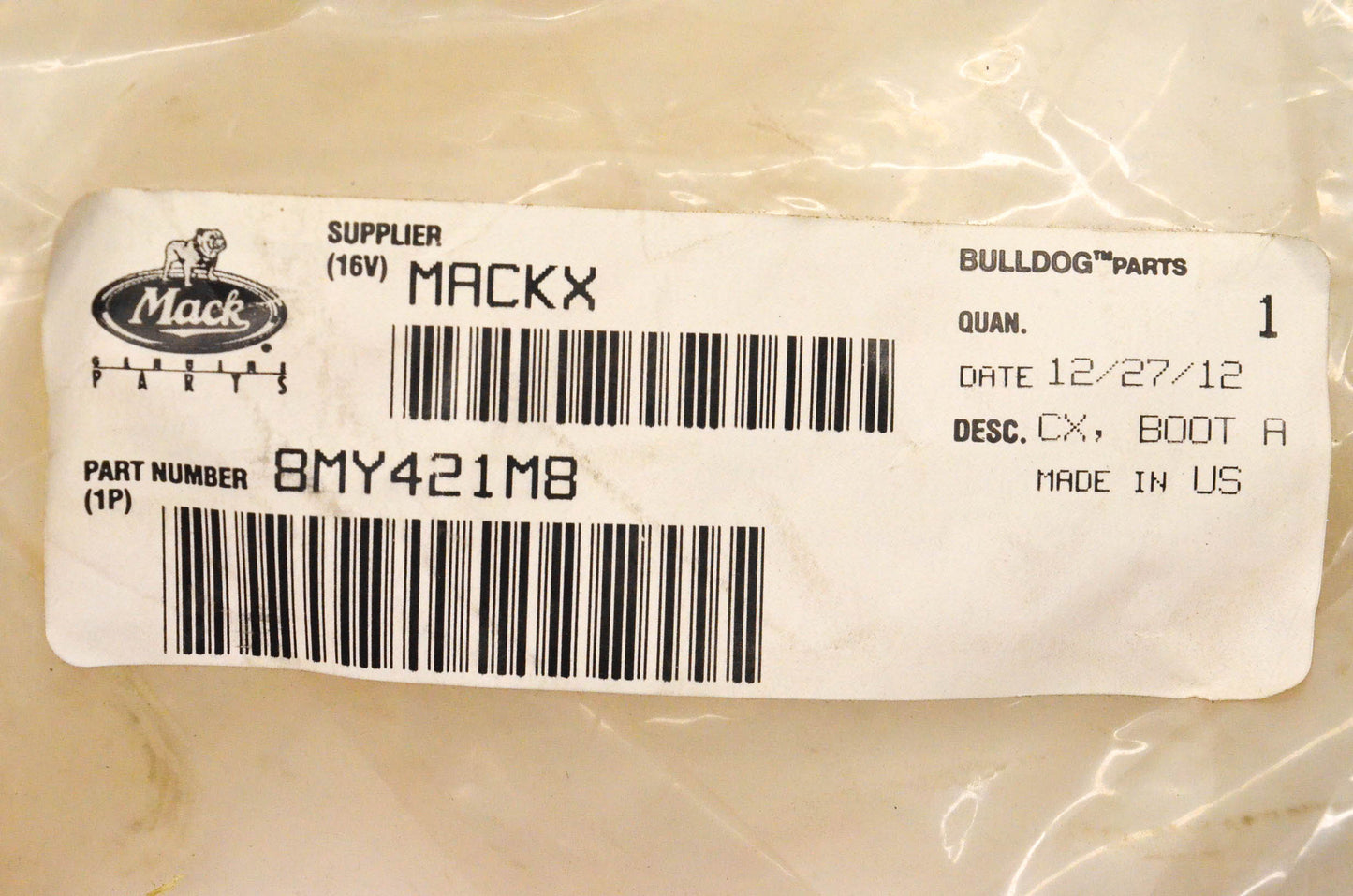 Mack 8MY421M8 CX Boot A NOS