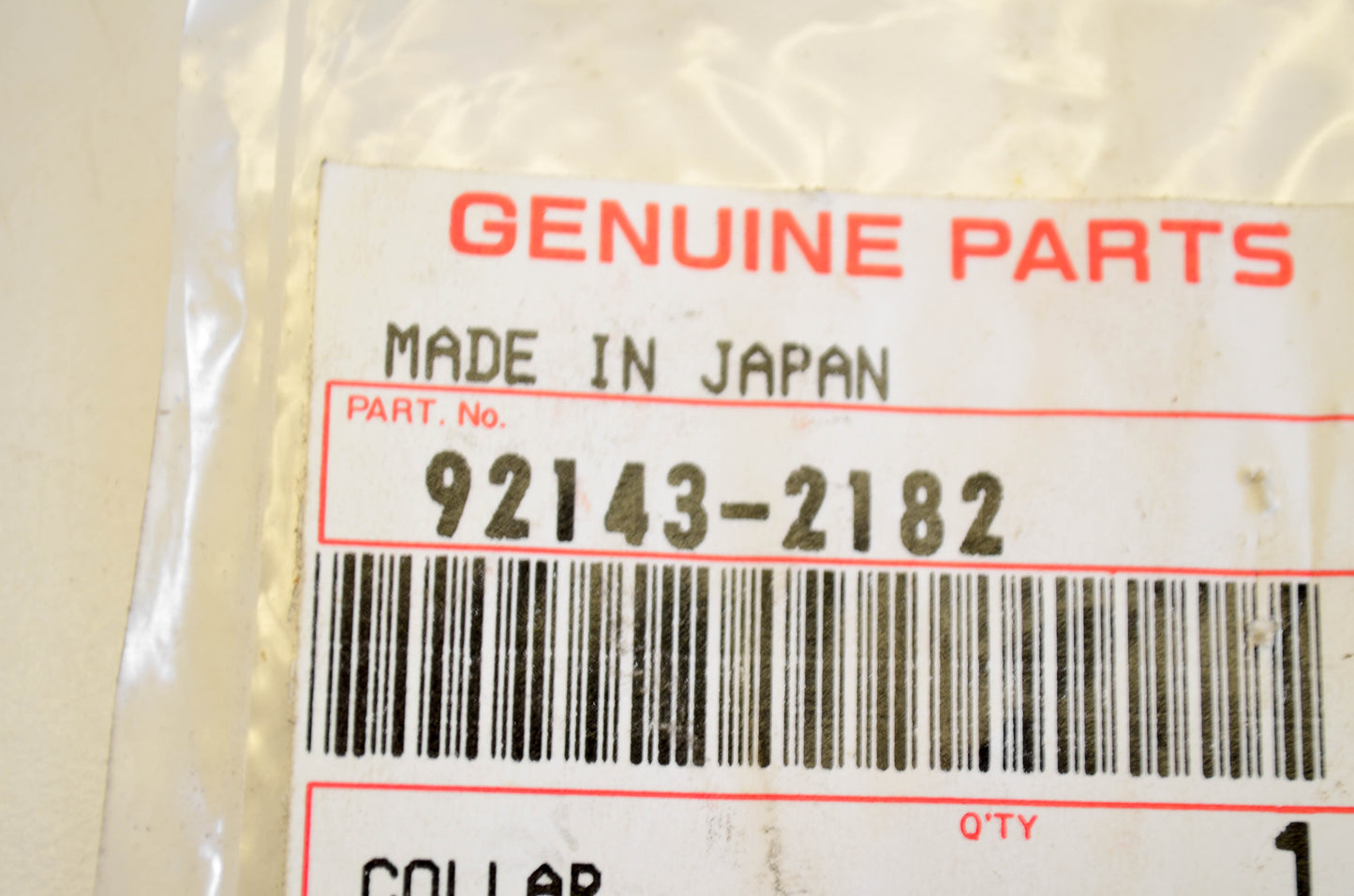 New OEM Kawasaki 92143-2182 Collar NOS