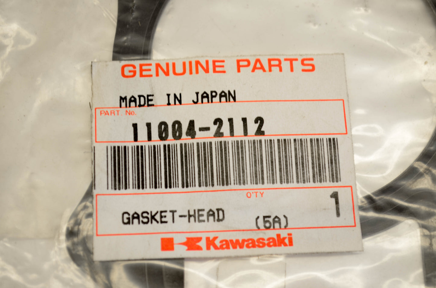New OEM Kawasaki 11004-2112 Head Gasket NOS