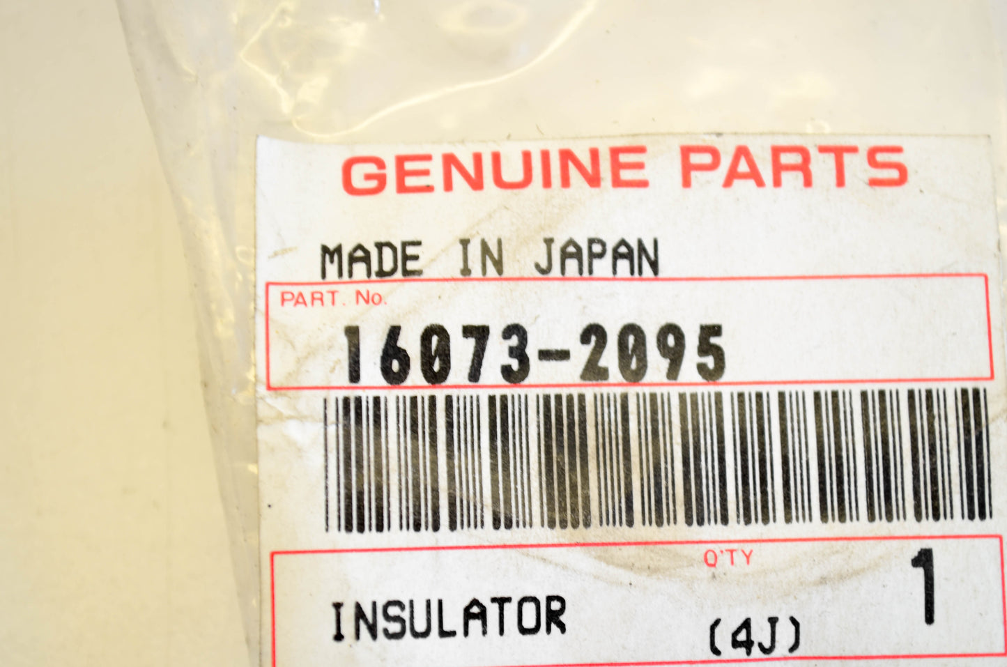 New OEM Kawasaki 16073-2095 Insulator NOS