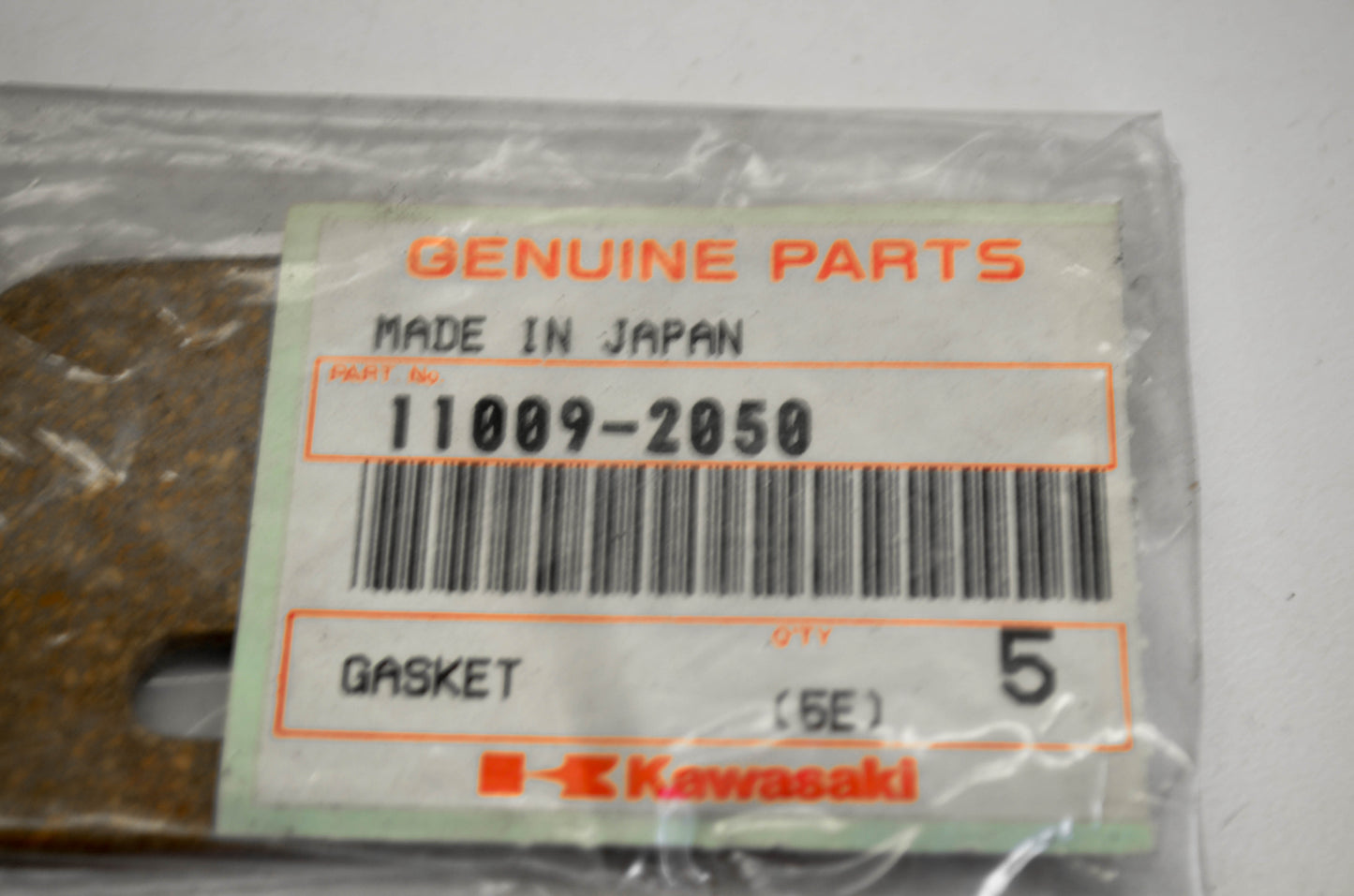 New OEM Kawasaki 11009-2050 Gasket NOS