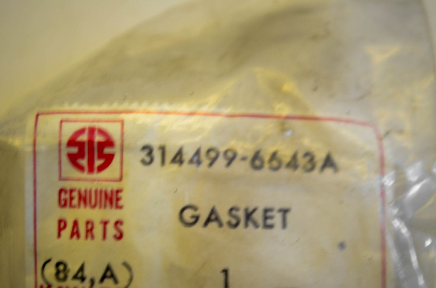 New OEM Kawasaki 314499-6643A Gasket NOS