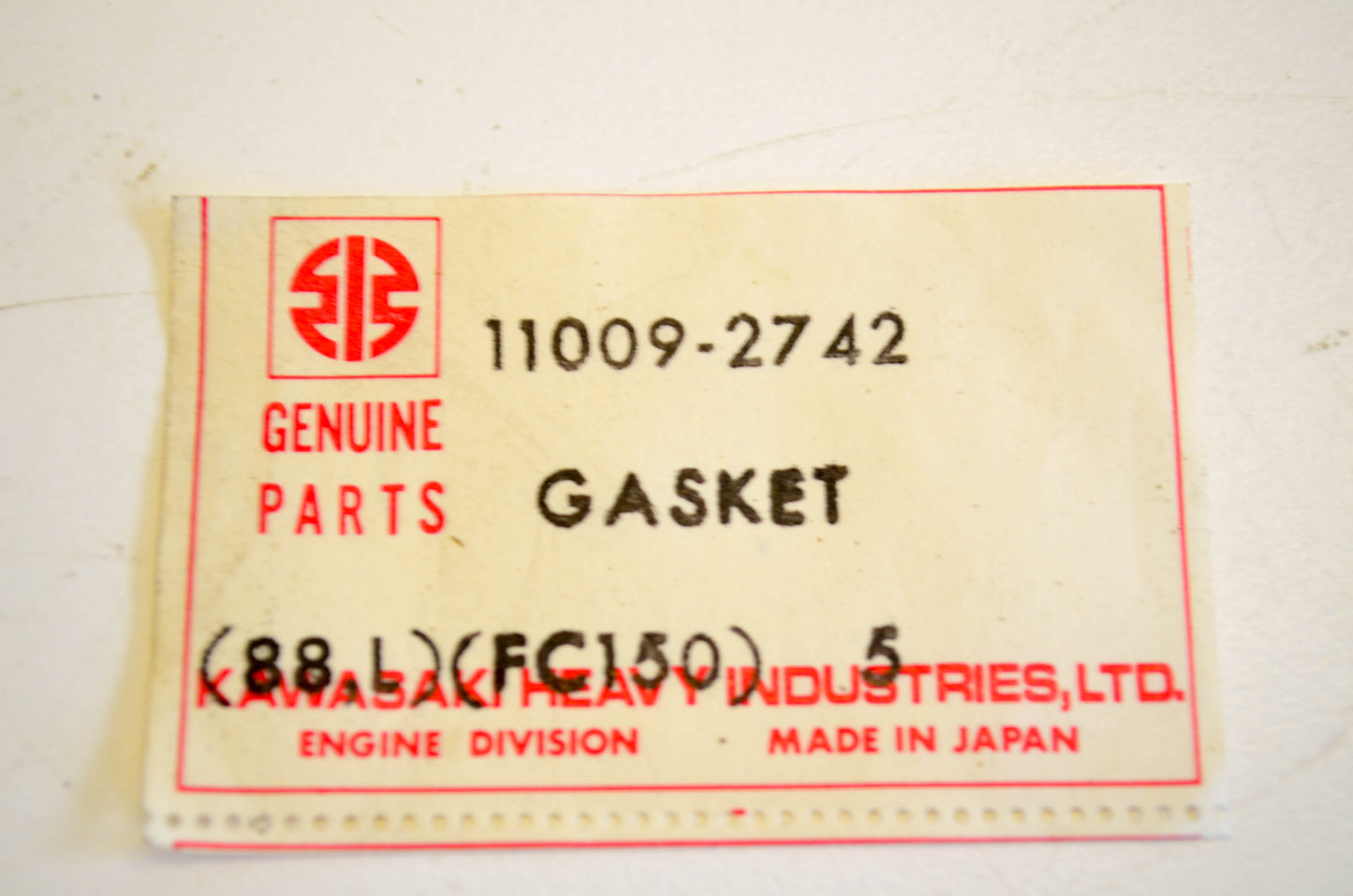 New OEM Kawasaki 11060-2067 Gasket NOS