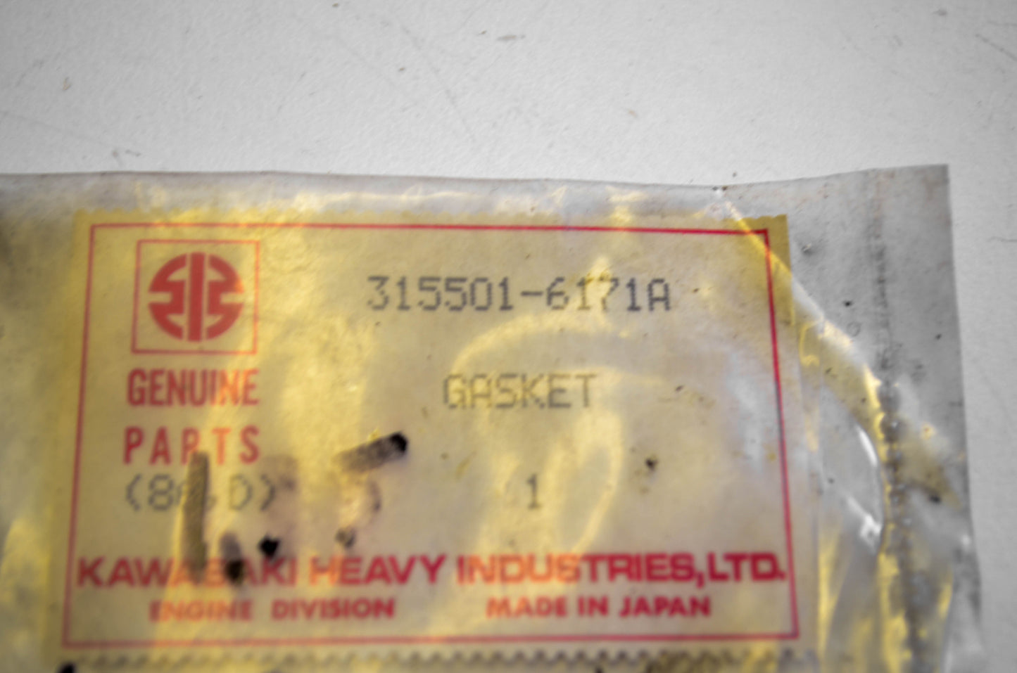 New OEM Kawasaki 315501-6171A Crankcase Gasket NOS