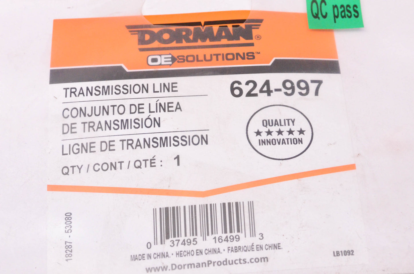 Dorman 624-997 Transmission Line NOS