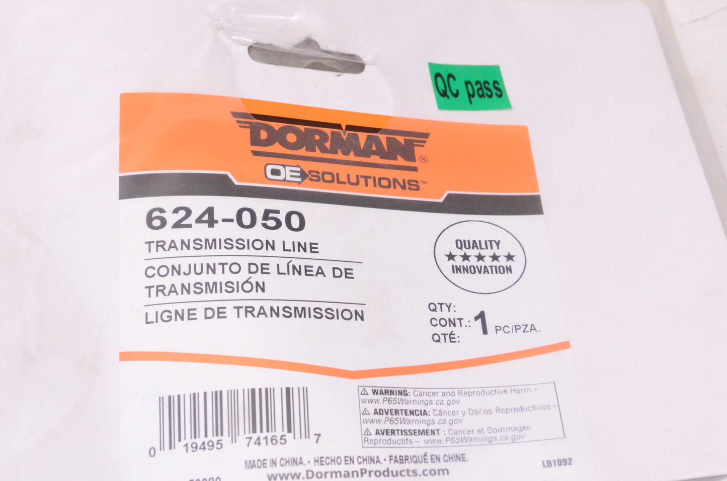 Dorman 624-050 Transmission Line NOS
