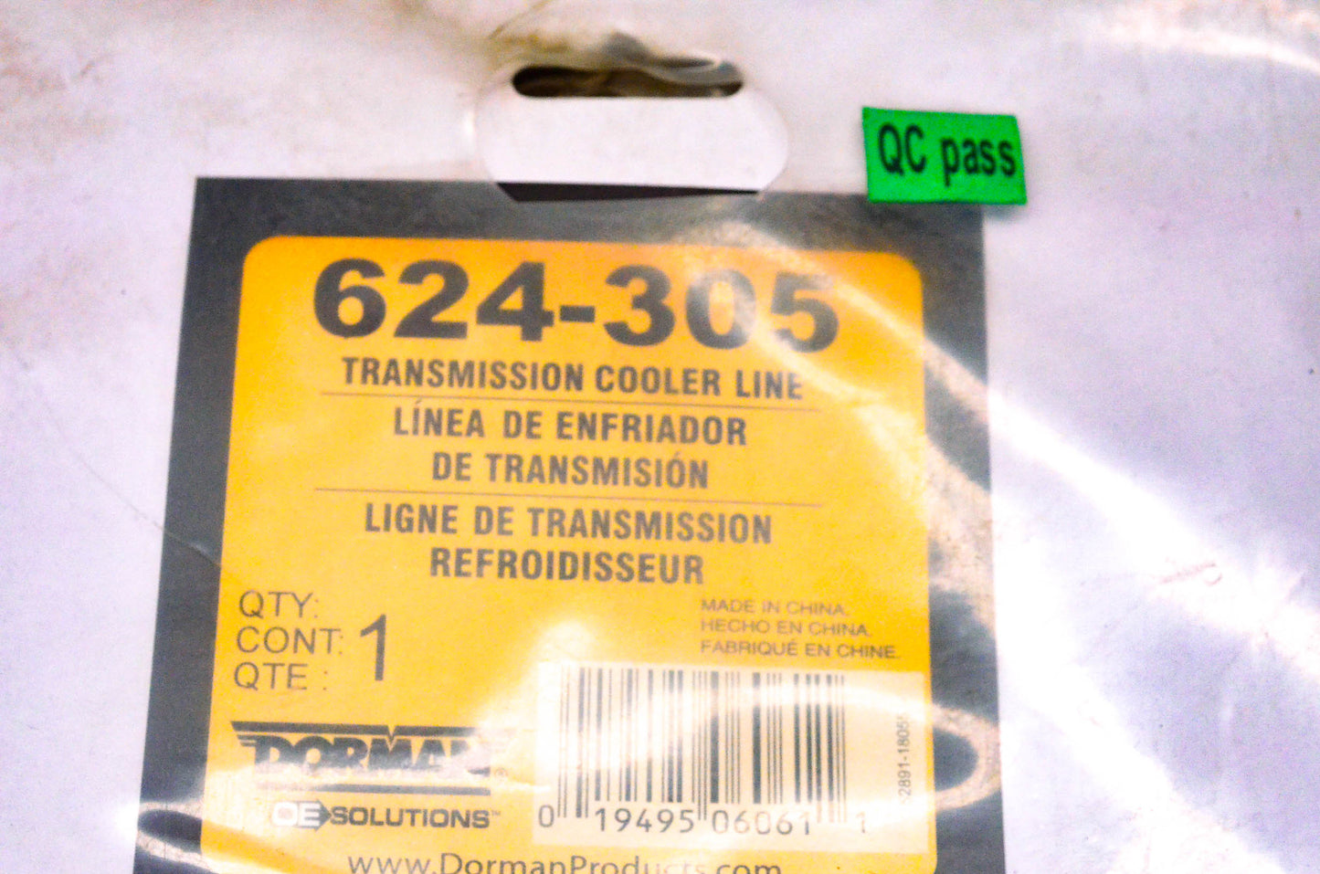 Dorman 624-305 Transmission Cooler Line NOS