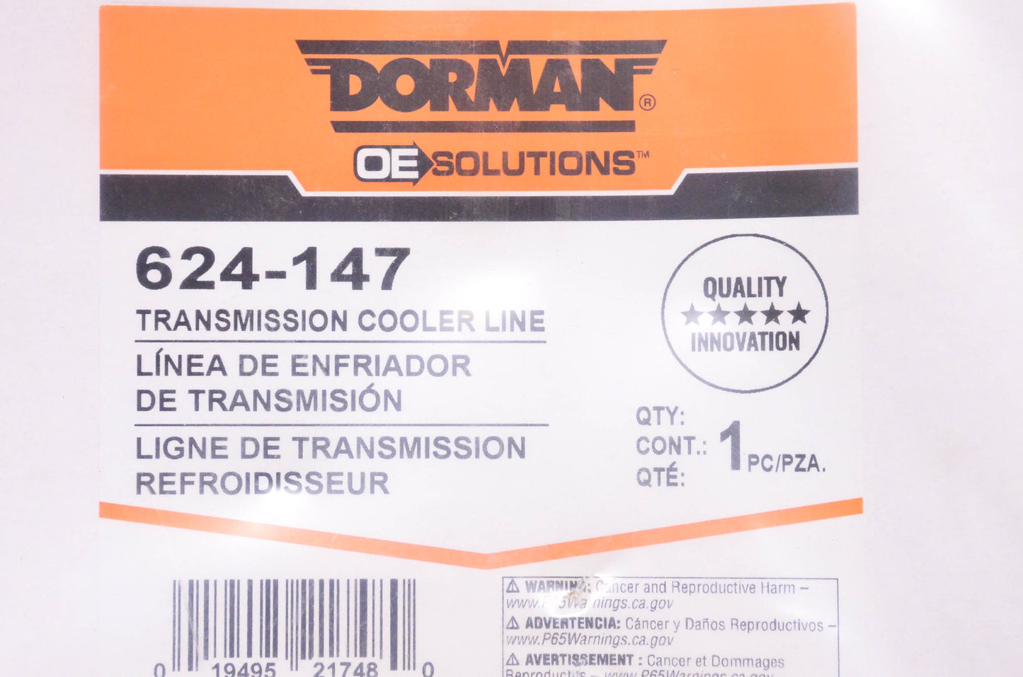 Dorman 624-147 Transmission Cooler Line NOS