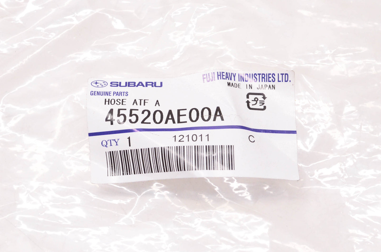 Subaru 45520AE00A Transmission Line Assembly NOS