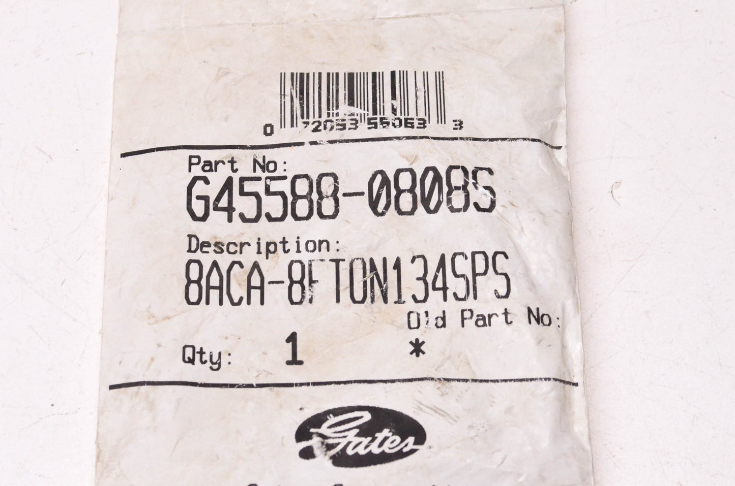 Gates G45588-0808S, 8ACA-8FTON134SPS PolarSeal Hydraulic Coupling NOS