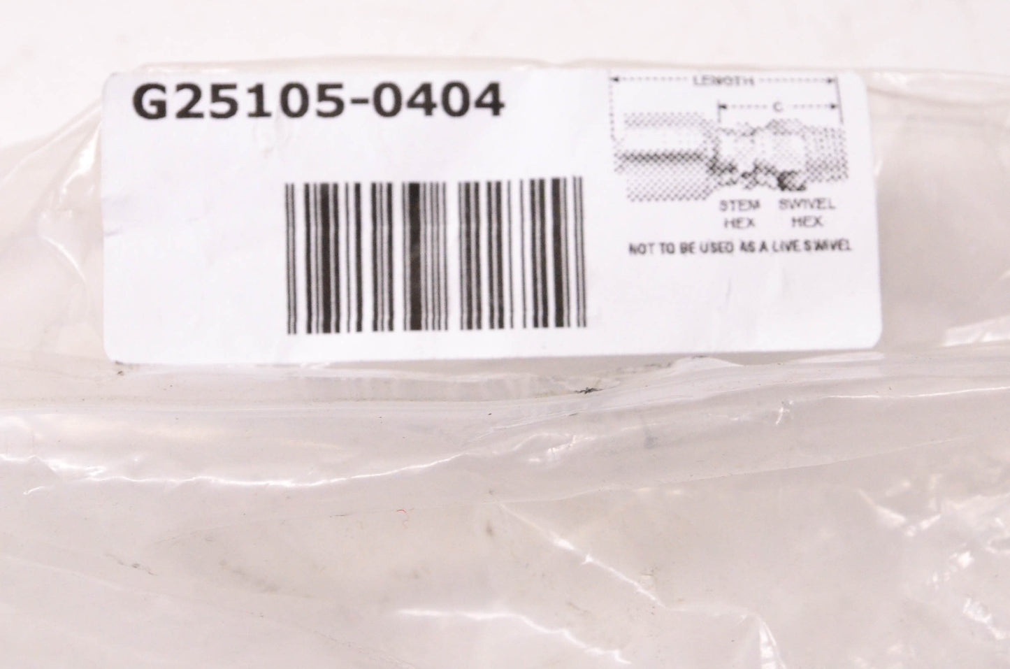 Gates G25105-0404 Hydraulic Hose Fitting NOS
