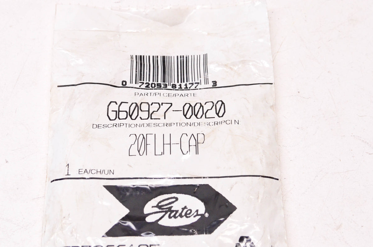Gates G60927-0020, 20FLH-CAP Flange Cap NOS