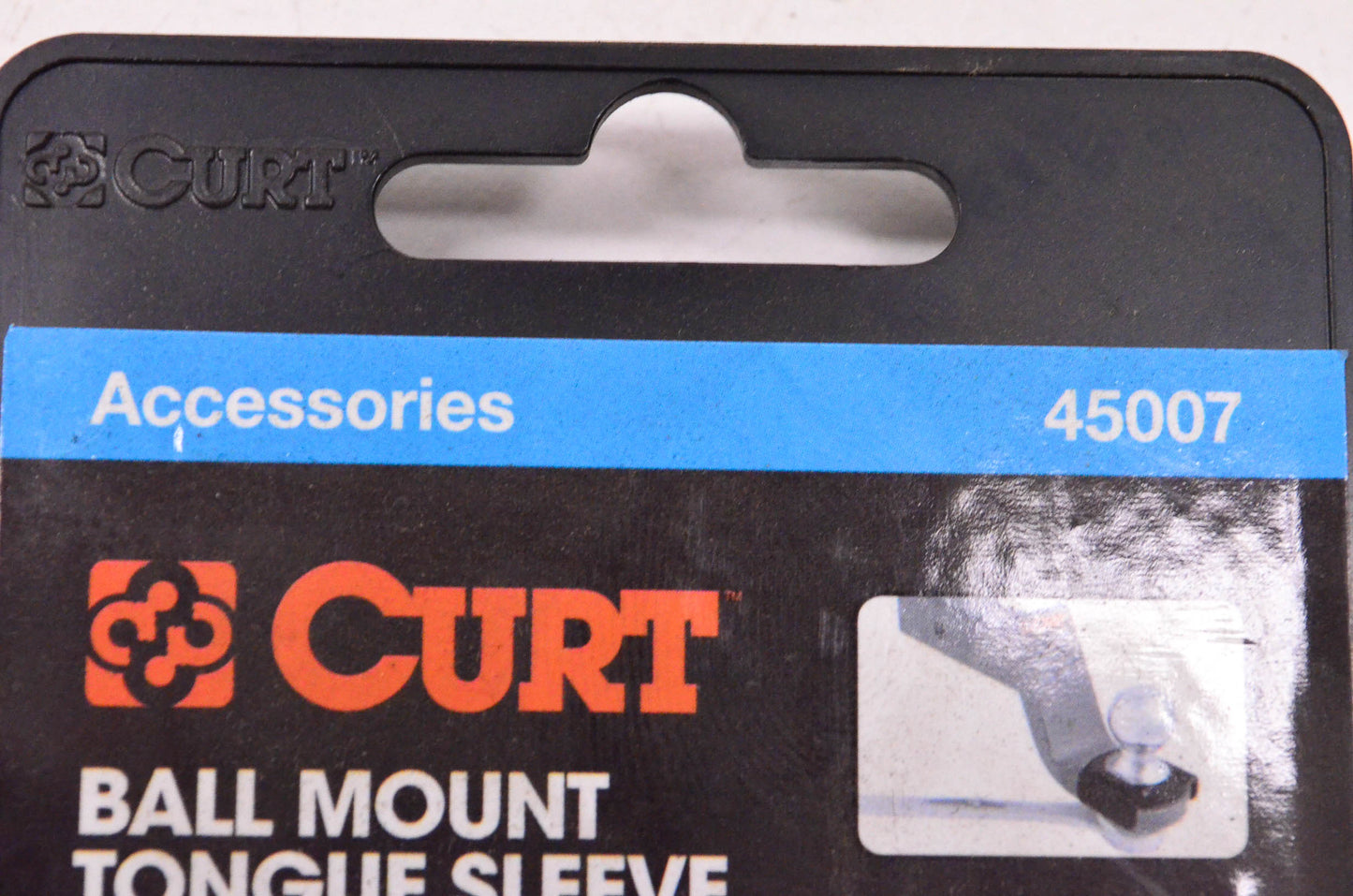 Curt 45007 Ball Mount Tongue Sleeve NOS