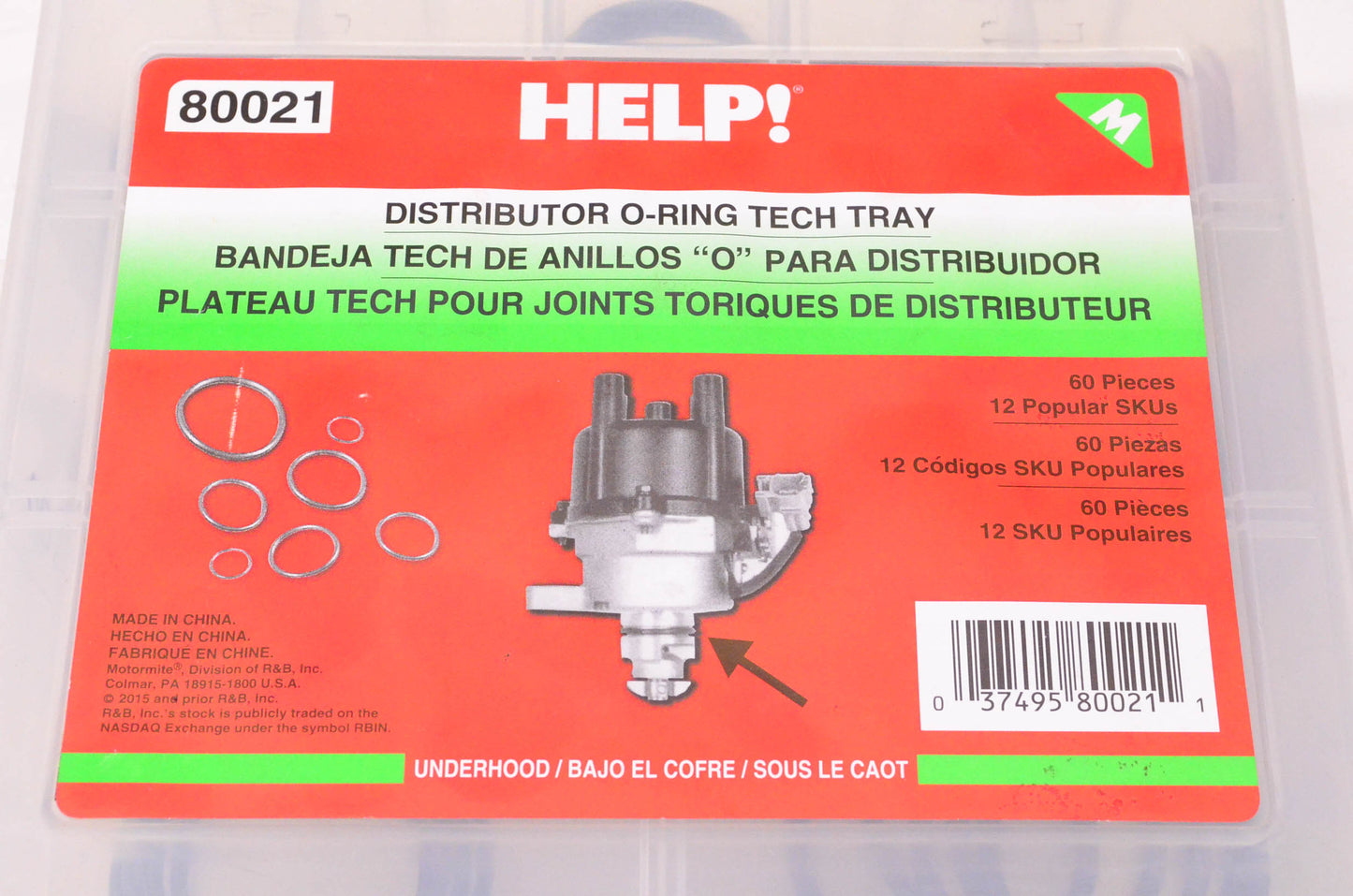 Dorman 80021 Distributor O-Ring Tech Tray NOS