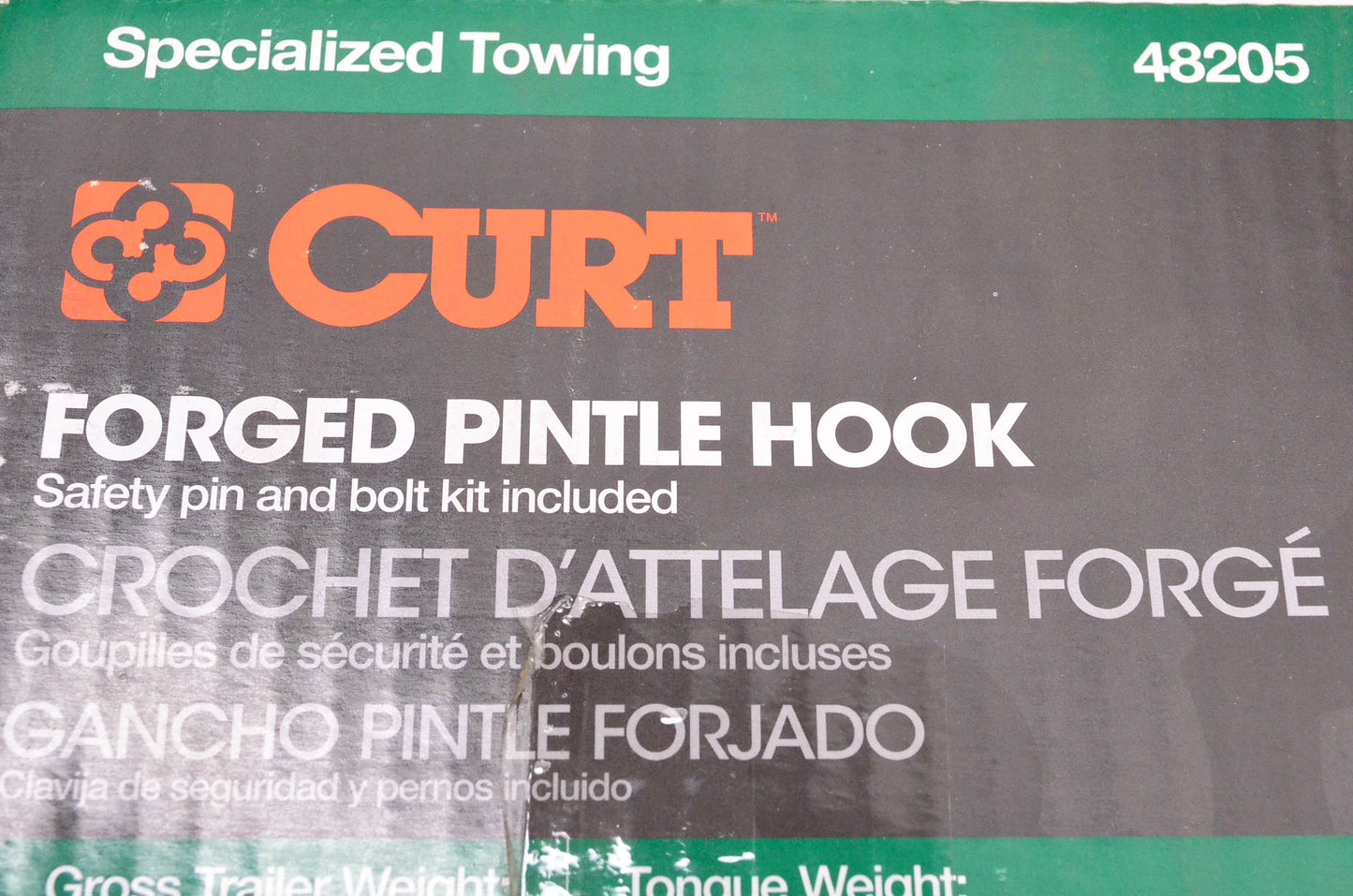 Curt 48205 Forged Pintle Hook NOS