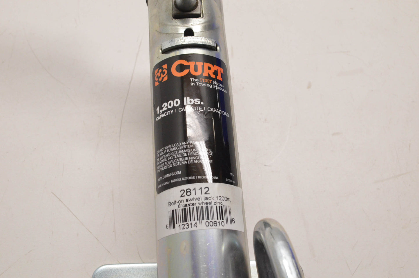 Curt 28112 Bolt-On 1200lbs Swivel Jack Kit NOS