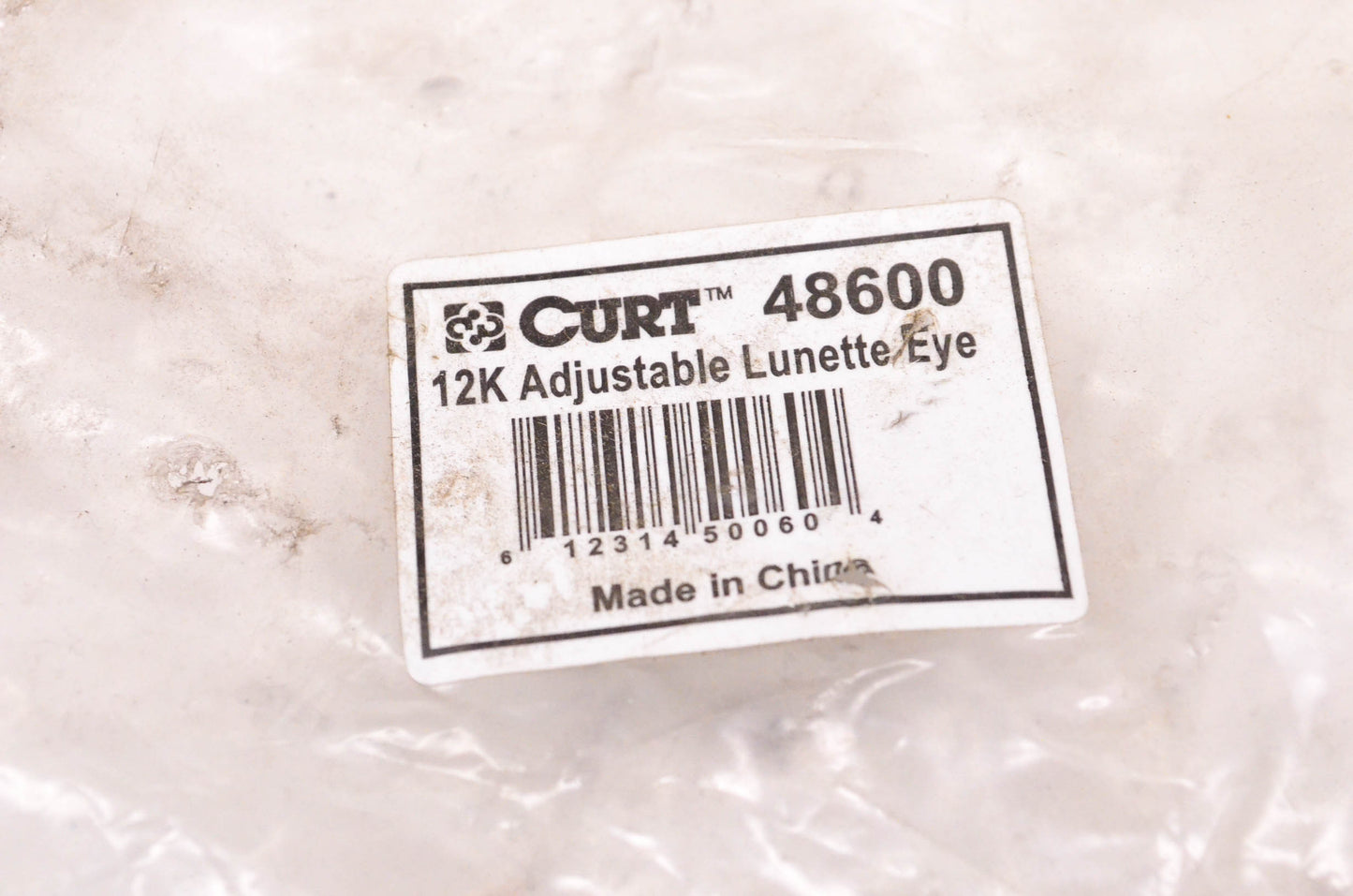 Curt 48600 Channel-Style Lunette Ring NOS