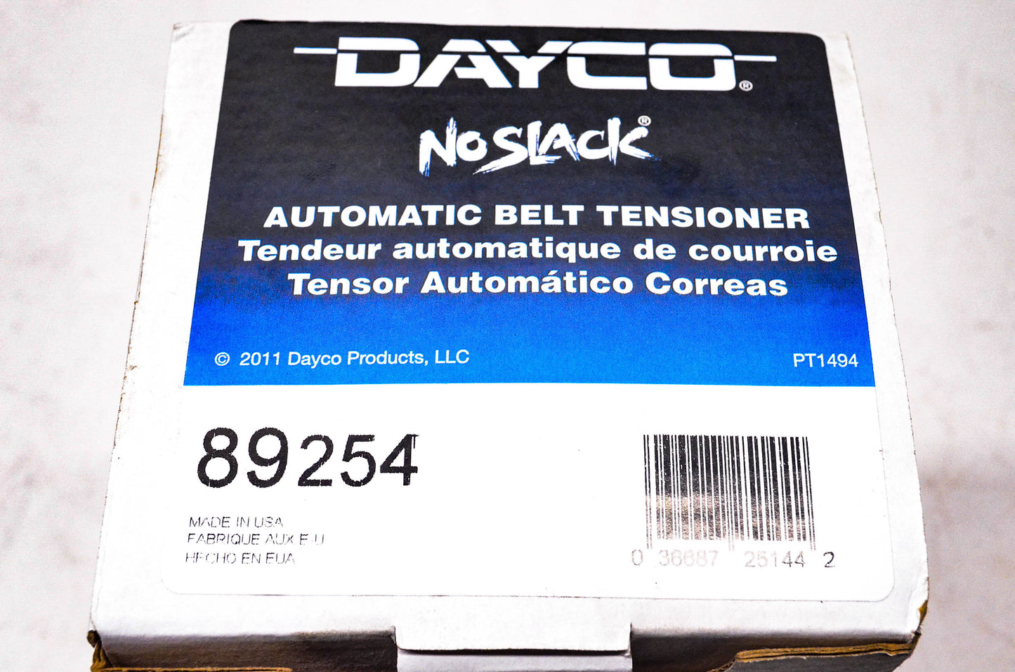Dayco 89254 No Slack Automatic Belt Tensioner NOS