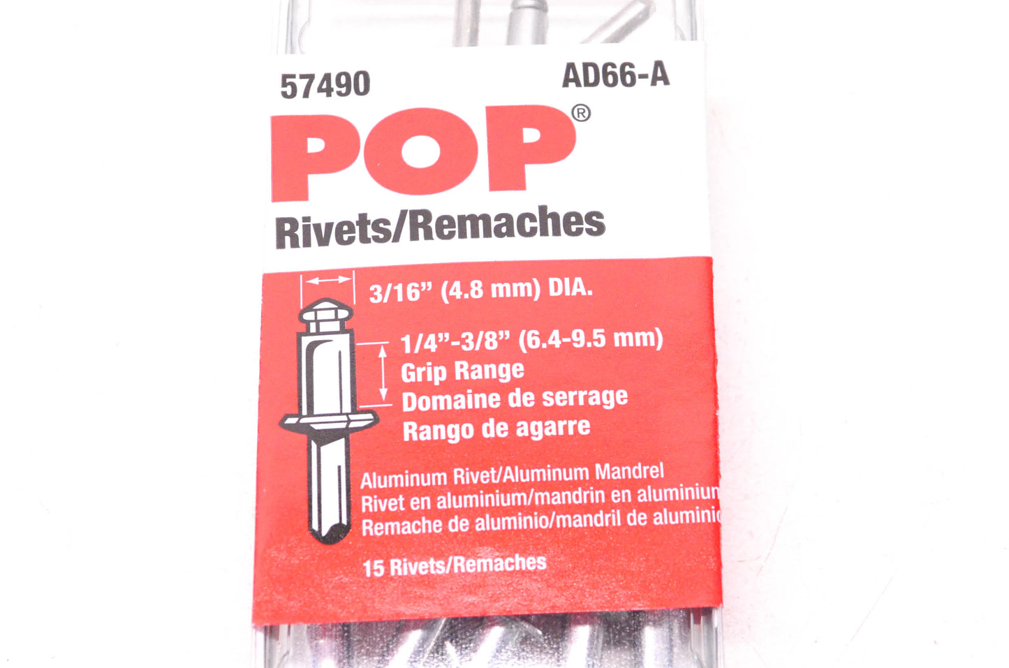 Stanley 57490, AD66-A 15 Count Rivet Kit NOS