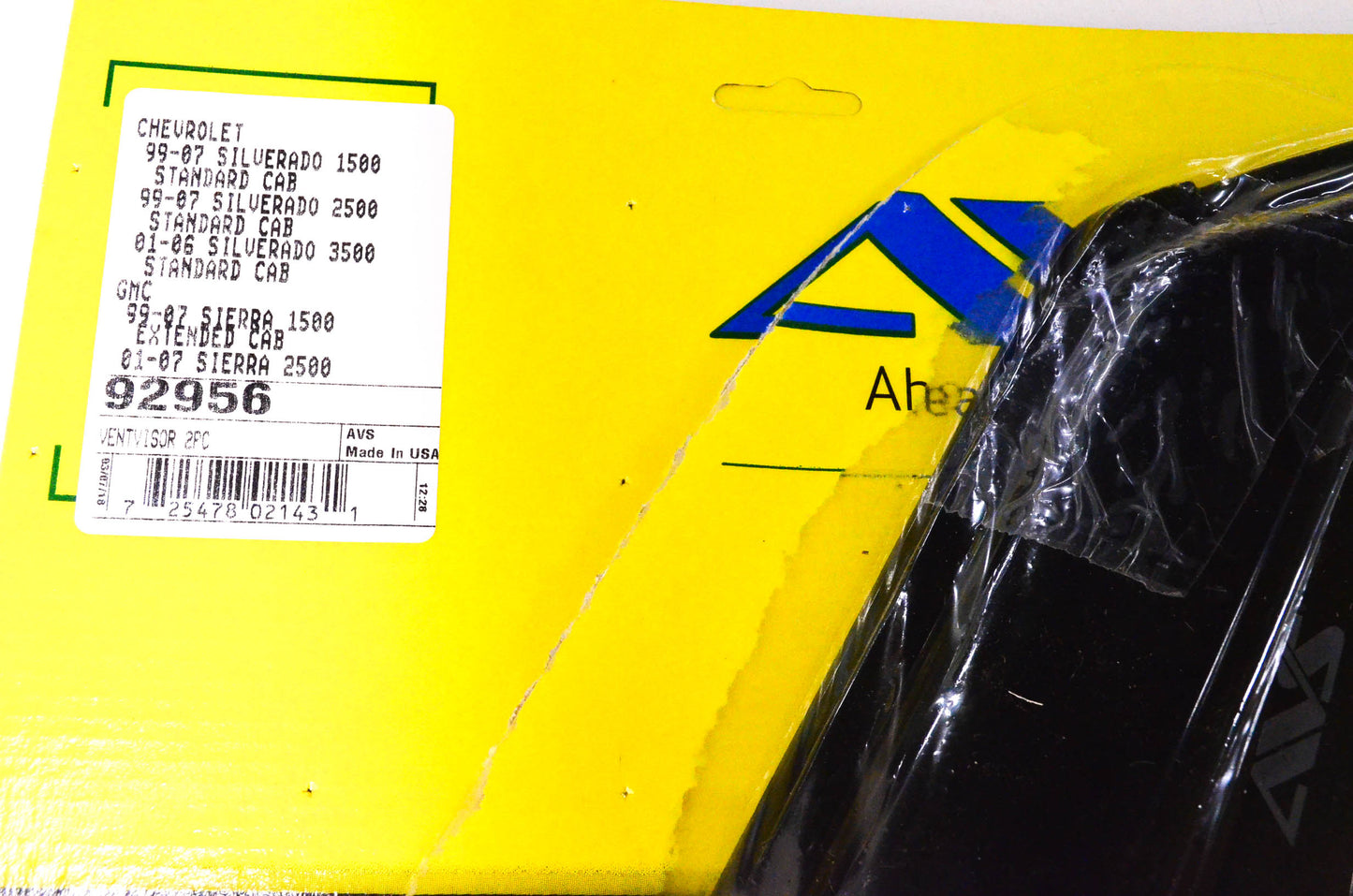 AVS 92956 Window Vent Shade Kit NOS