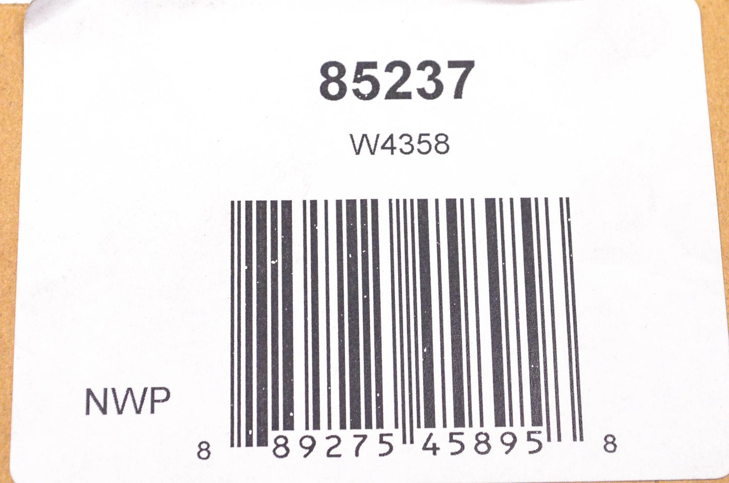 Carquest 85237, W4358 Water Outlet NOS