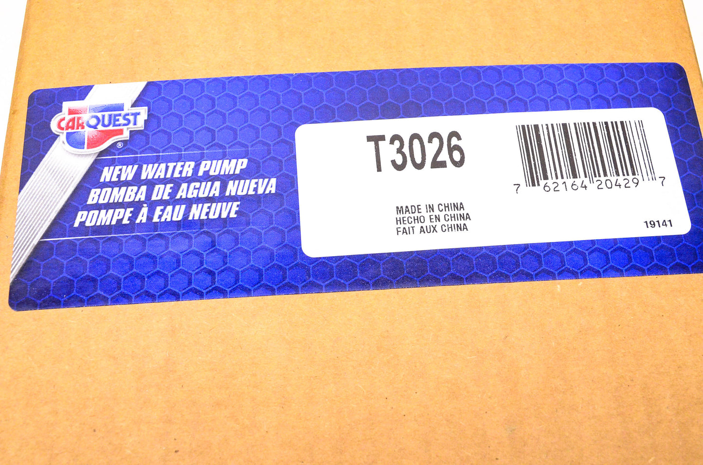 Carquest T3026 Water Pump NOS