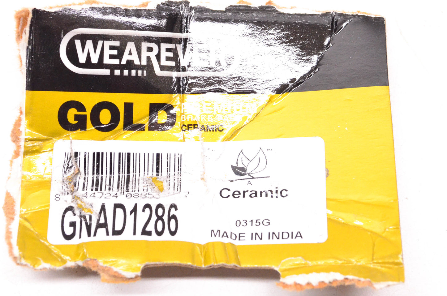 Wearever GNAD1286 Ceramic Brake Pads NOS