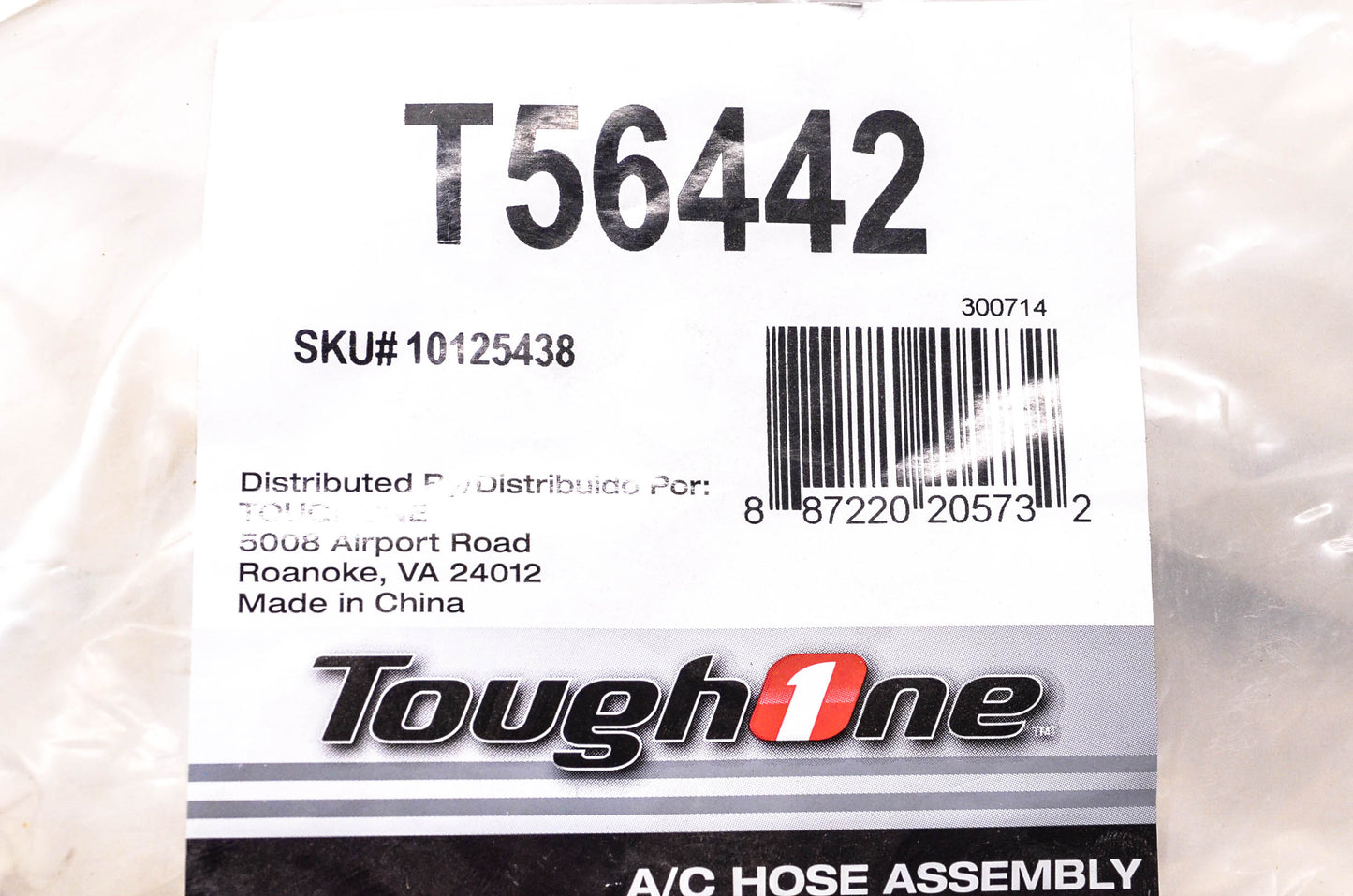 Tough1ne T56442, 10125438 A/C Hose Assembly NOS