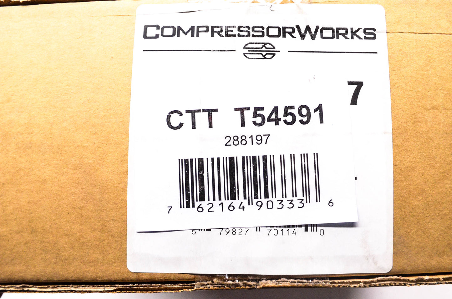 Compressor Works CTT T54591, 288197 A/C Evaporator Core NOS