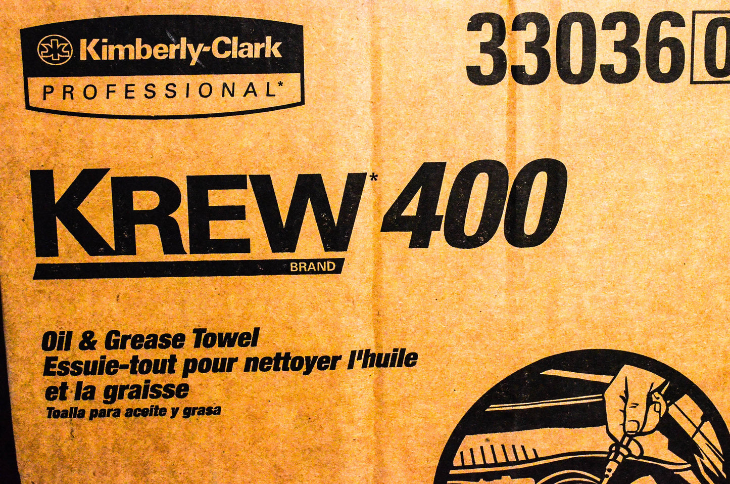 Kimberly-Clark 33036 56 Count Oil & Grease Towels NOS